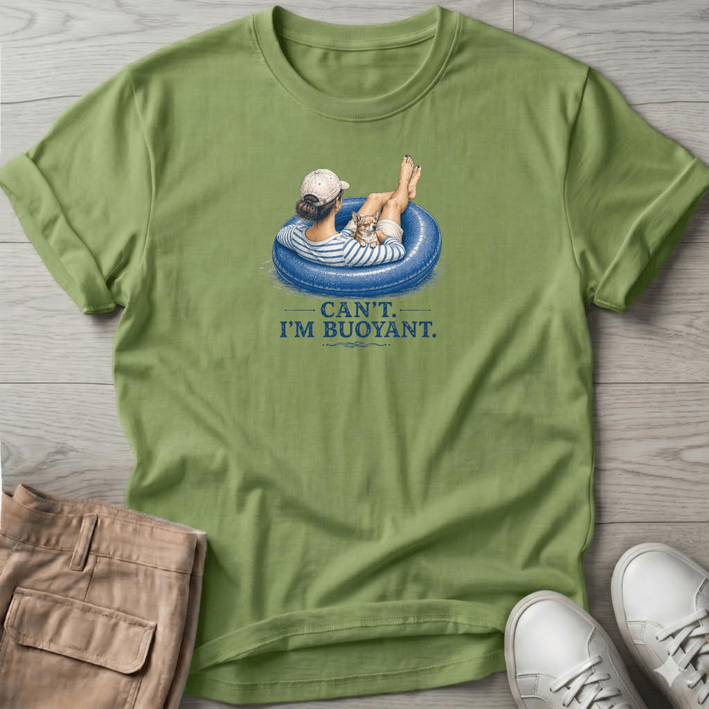 Can't. I'm Bouyant. 2 Chihuahua T-Shirt
