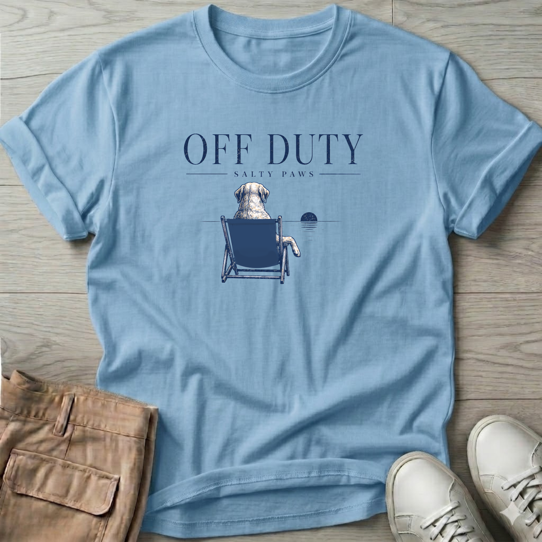 Off Duty Dog T-Shirt — Art Tee