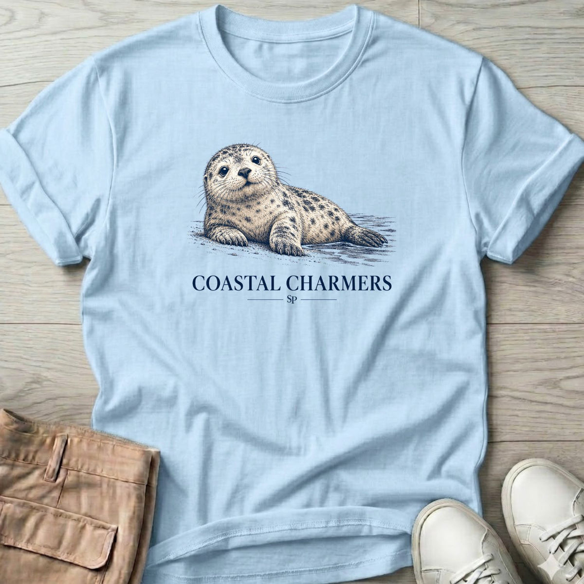 Coastal Charmer Harbor Seal Pup T-Shirt