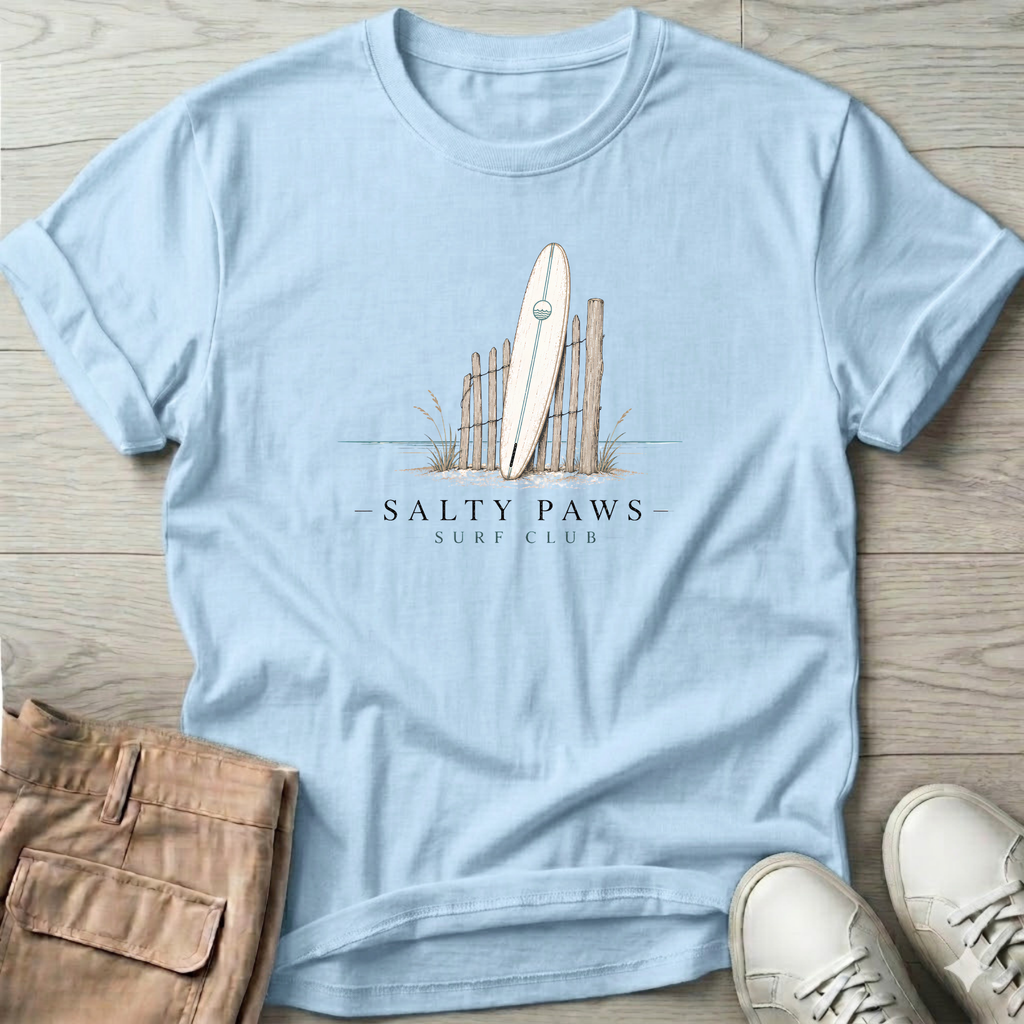 Salty Paws Surf Club T-Shirt