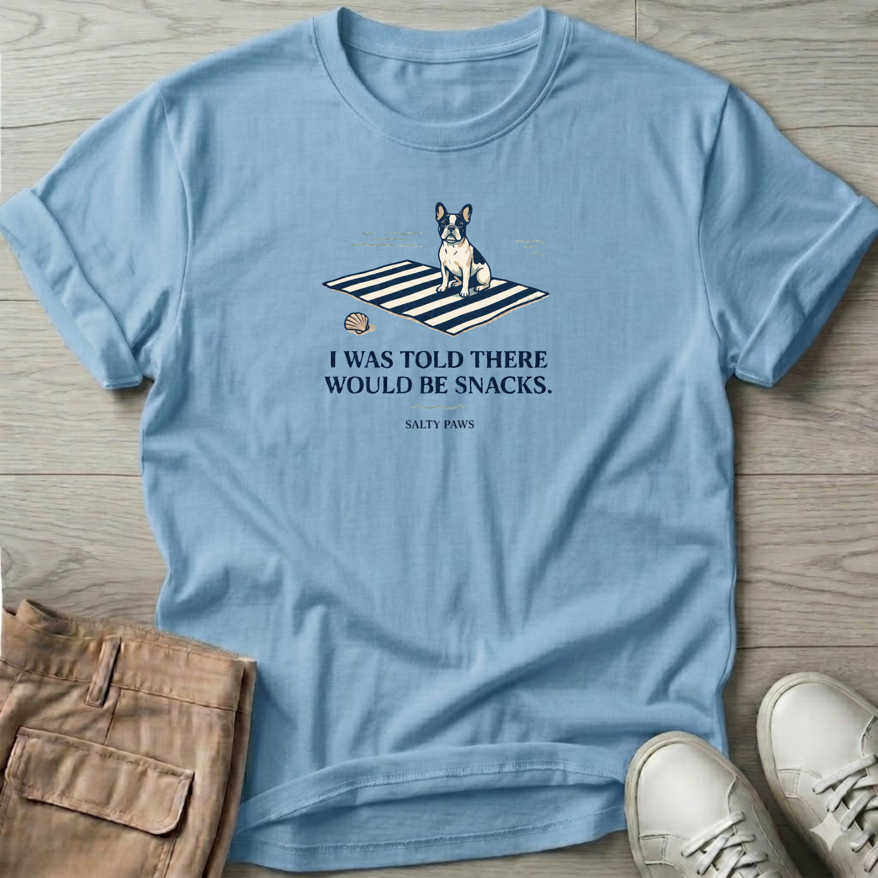 Was Told Snacks Frenchie Dog T-Shirt