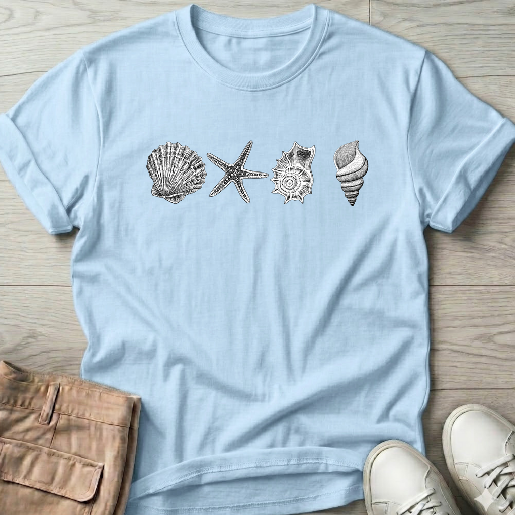 4 Seashells T-Shirt