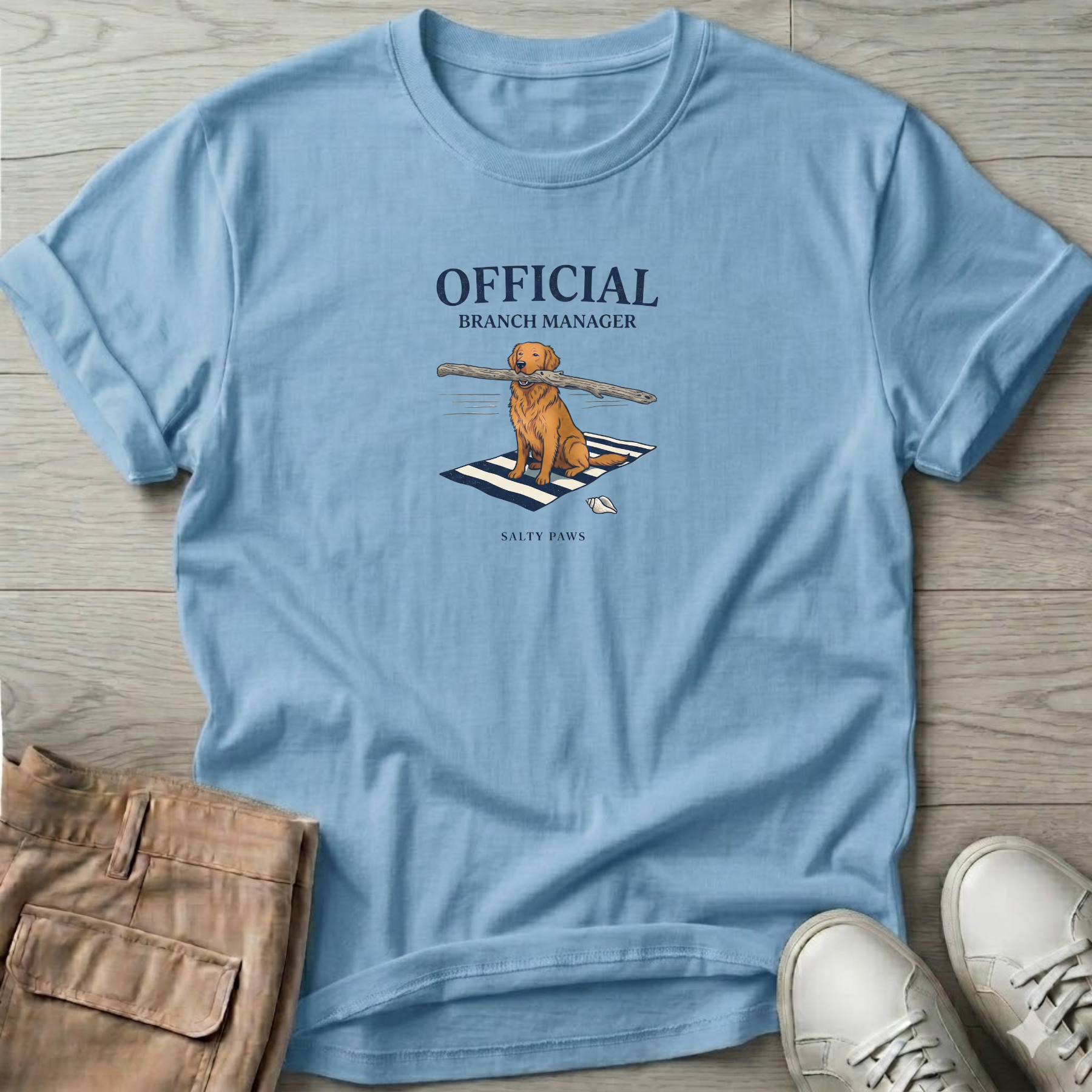 Official Branch Manager Golden Retriever T-Shirt