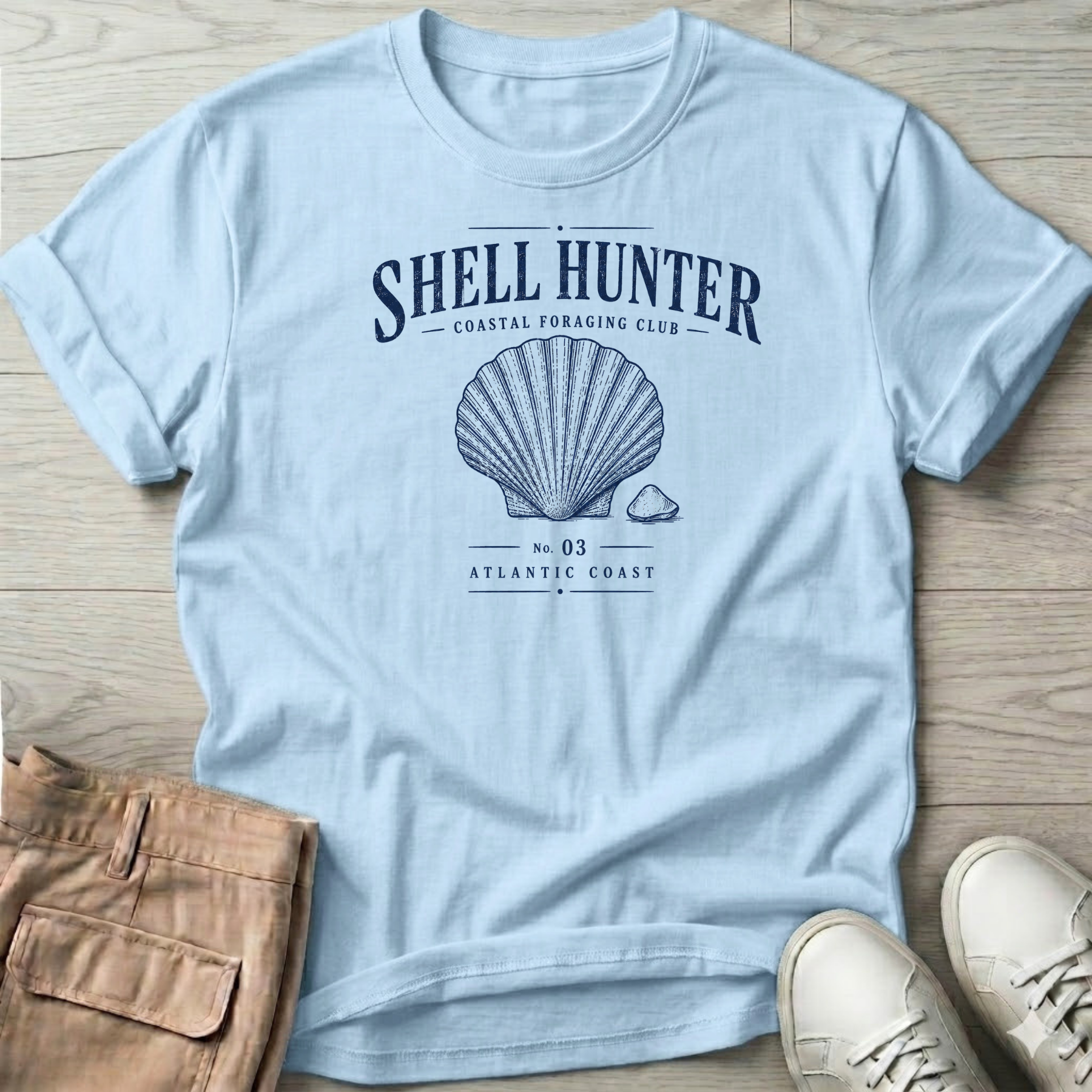 Shell Hunter Beach T-Shirt