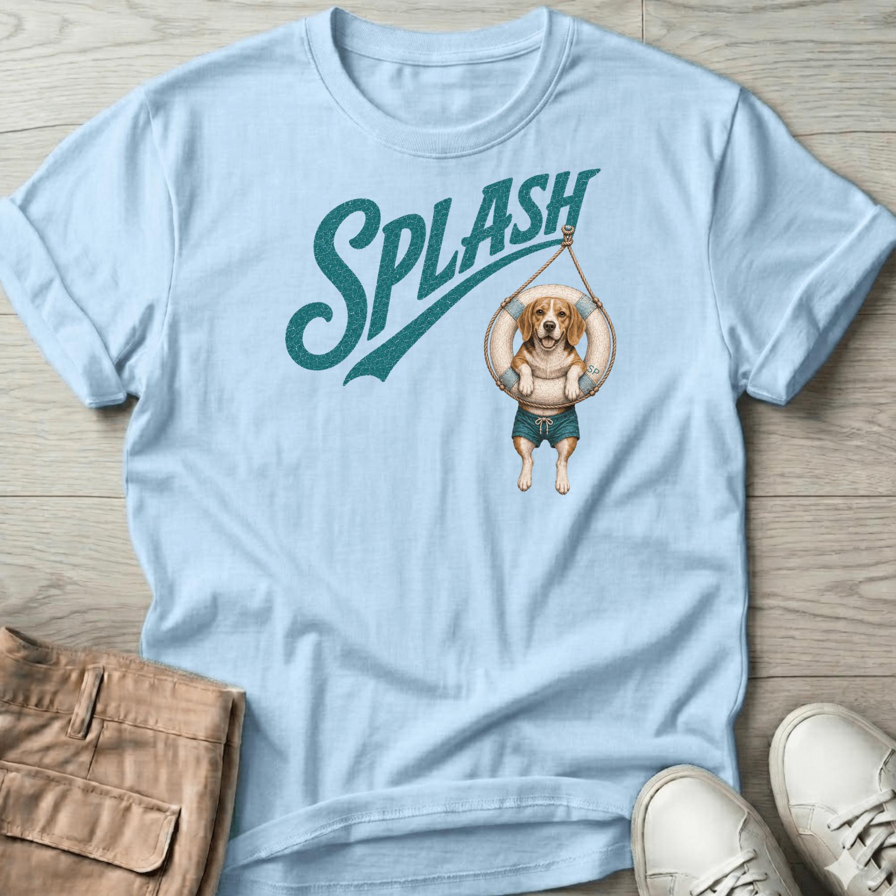 Splash Beagle Tube T-Shirt Vacation