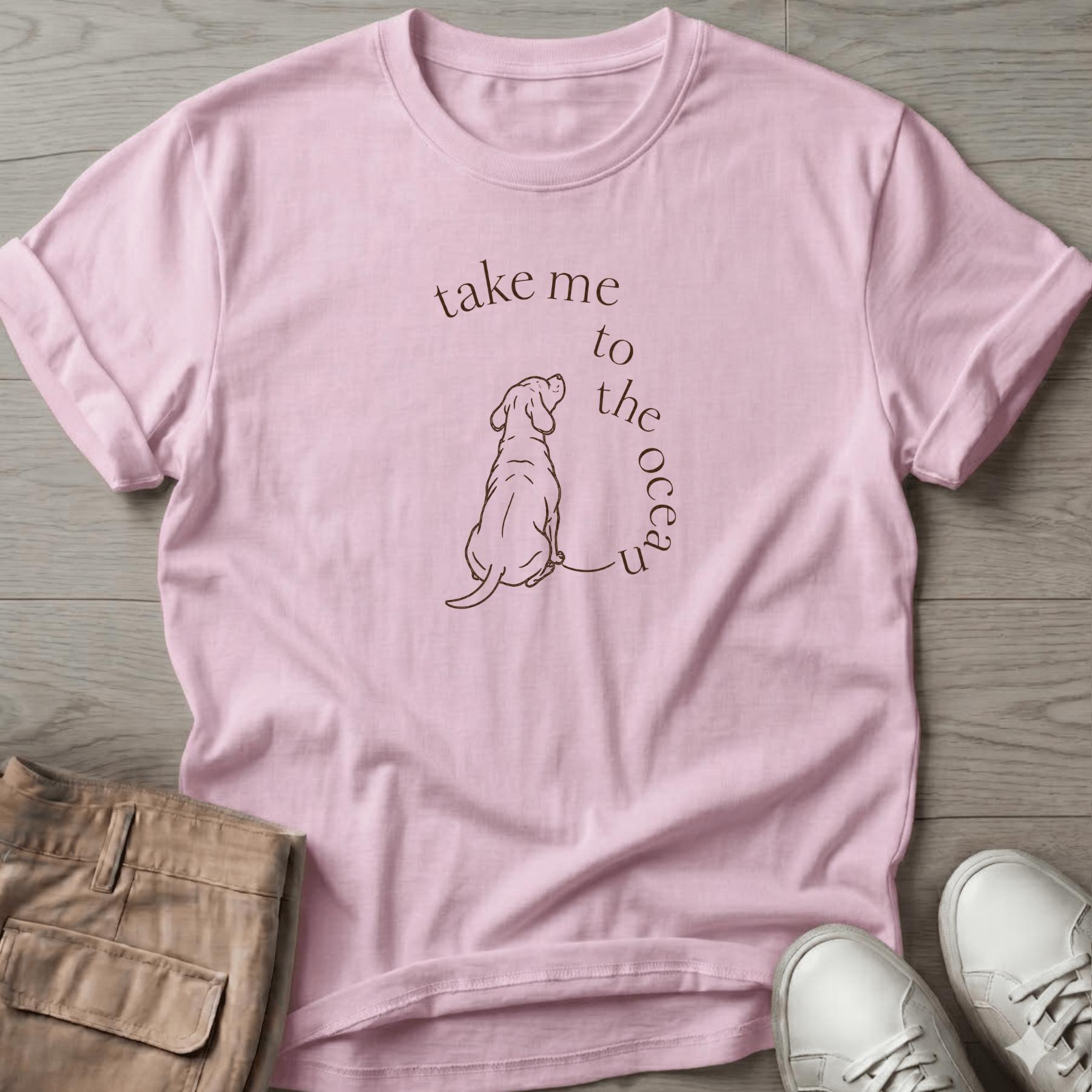 Take me to the Ocean Dog T-Shirt