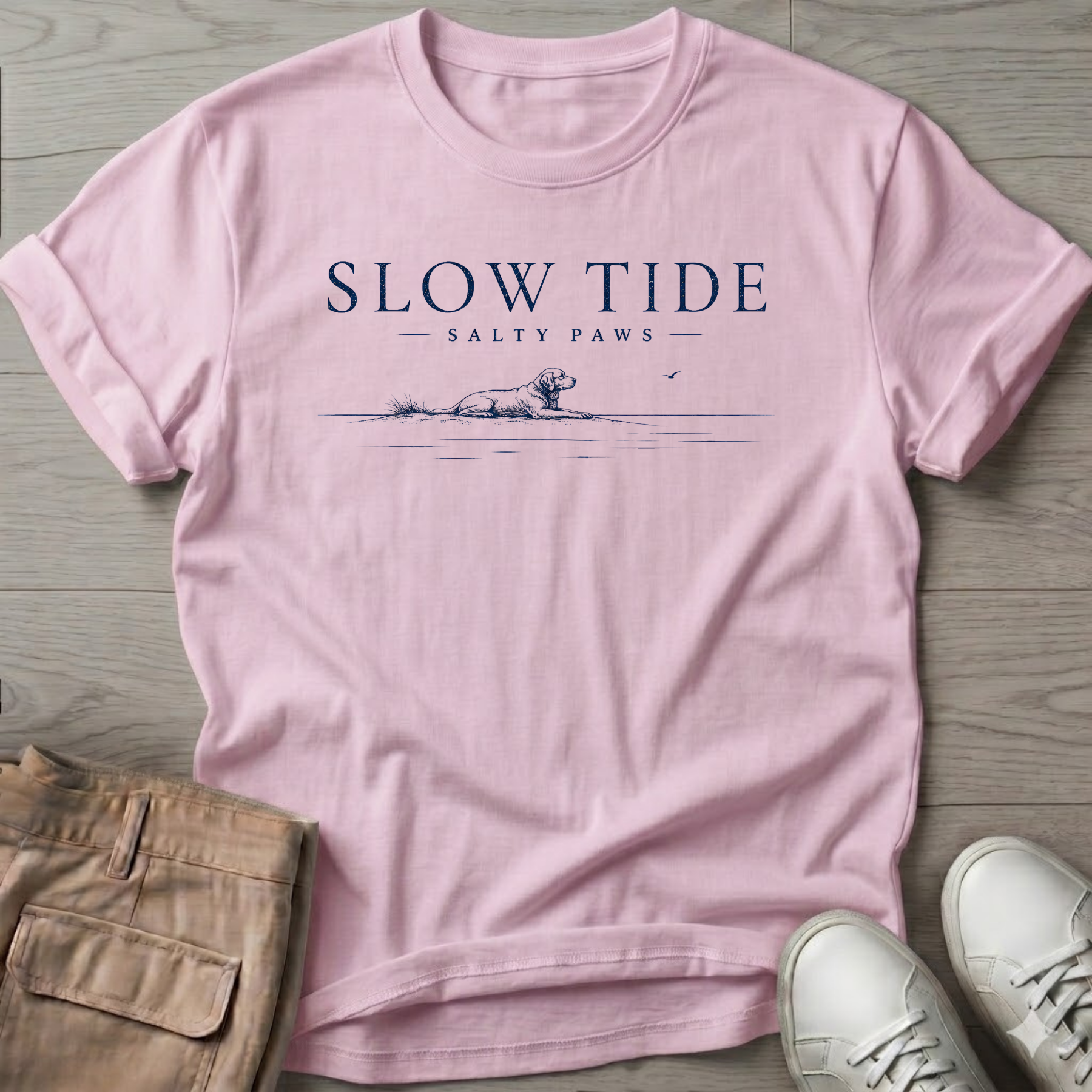 Slow Tide Dog T-Shirt