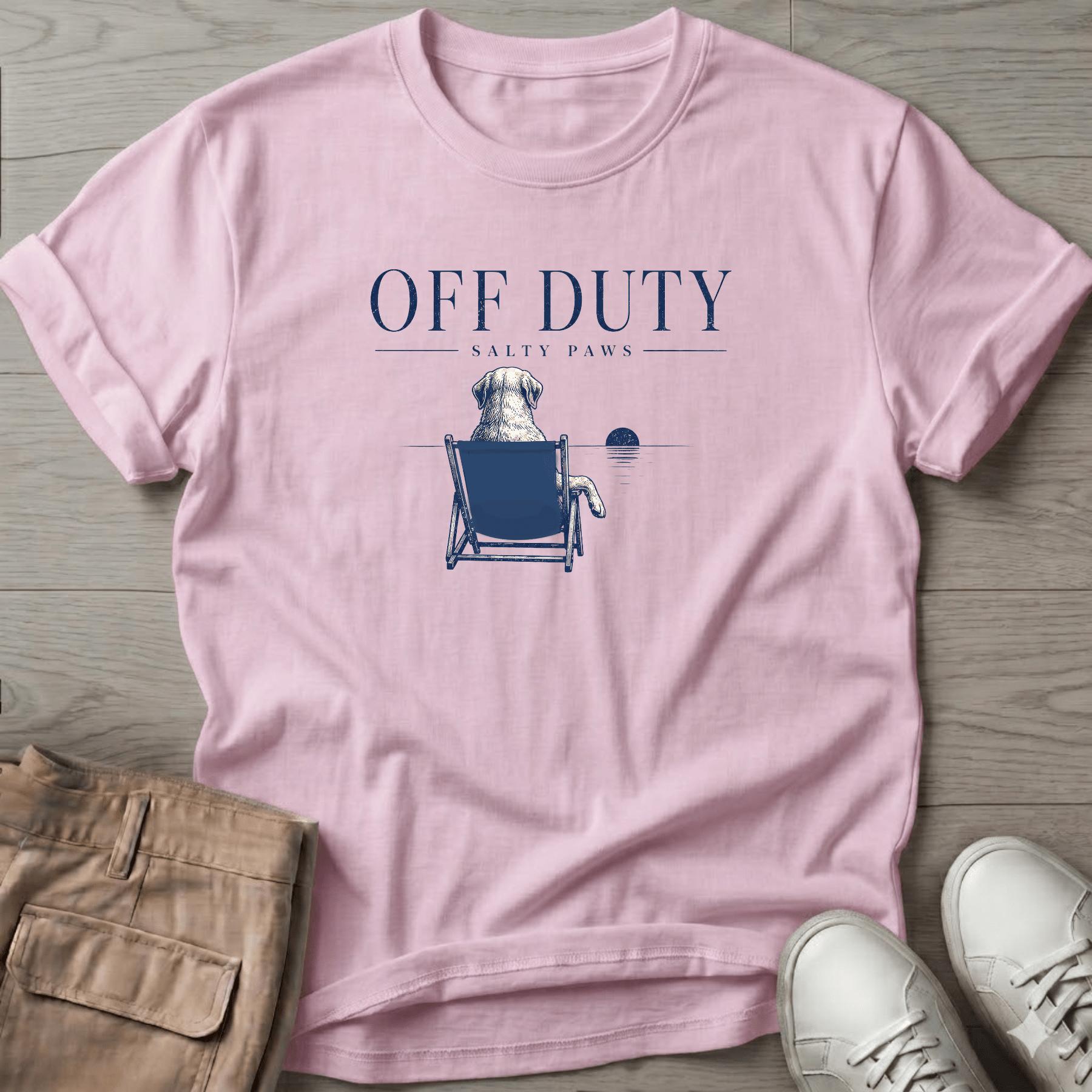 Off Duty Dog T-Shirt — Art Tee