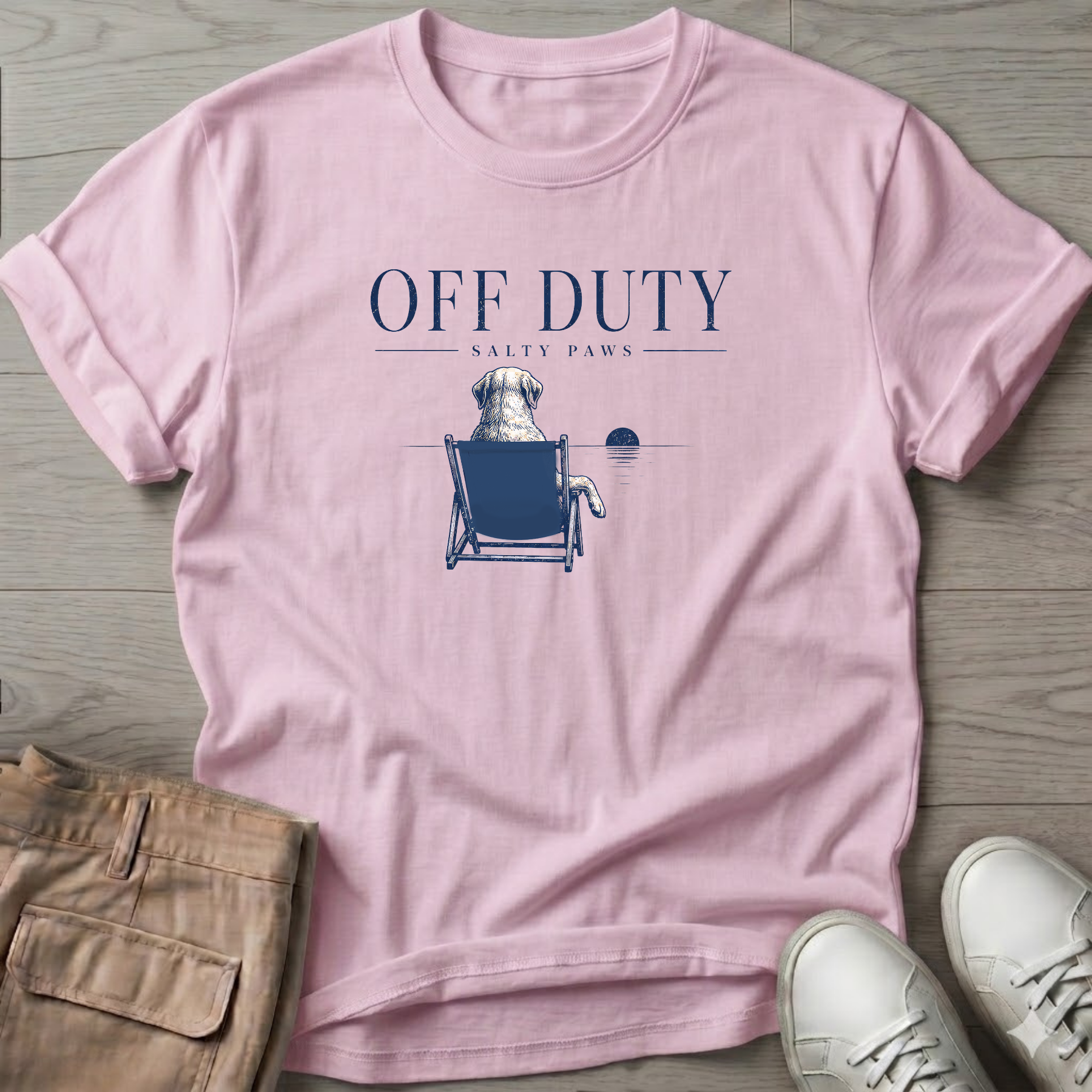 Off Duty Dog T-Shirt — Art Tee