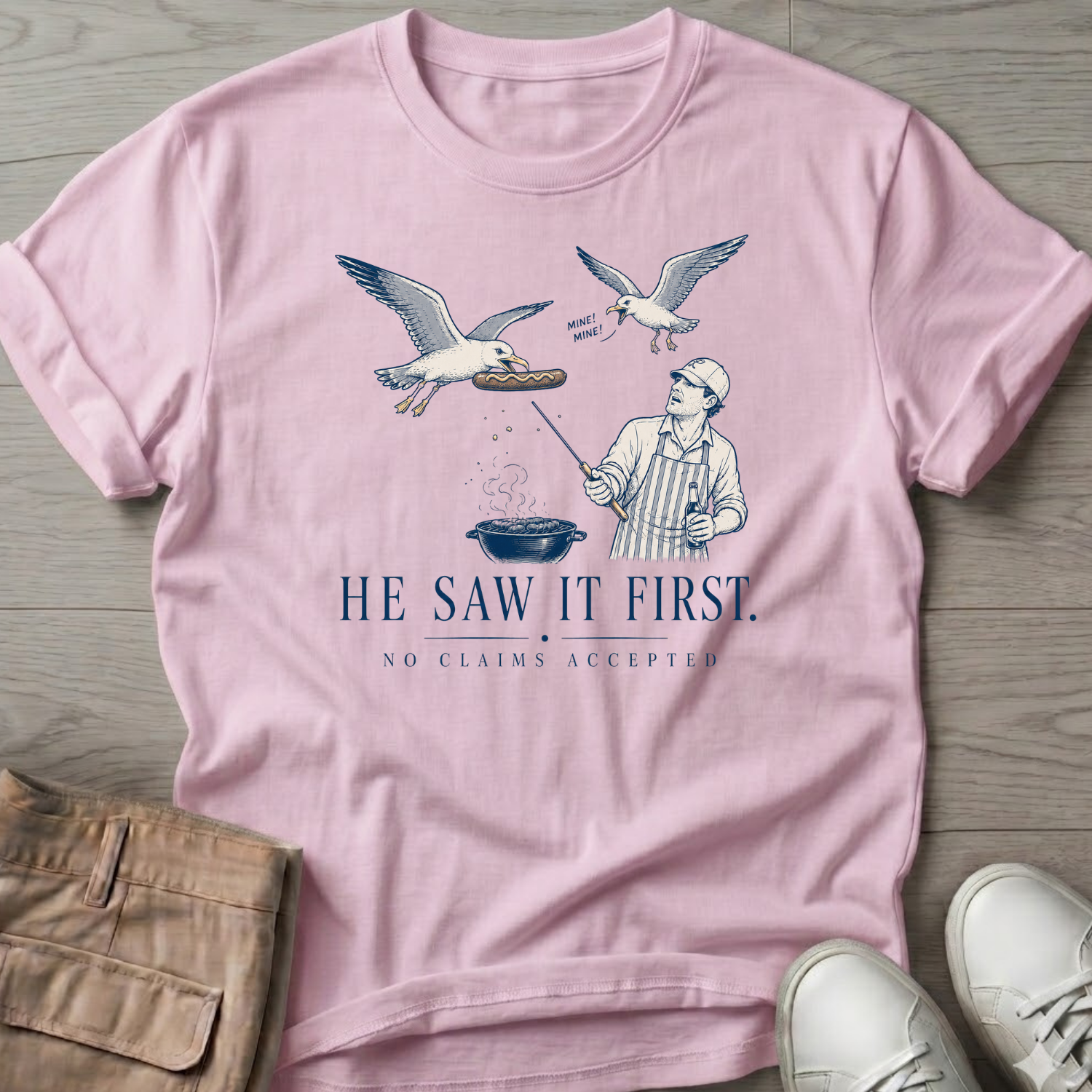 He saw it first T-Shirt