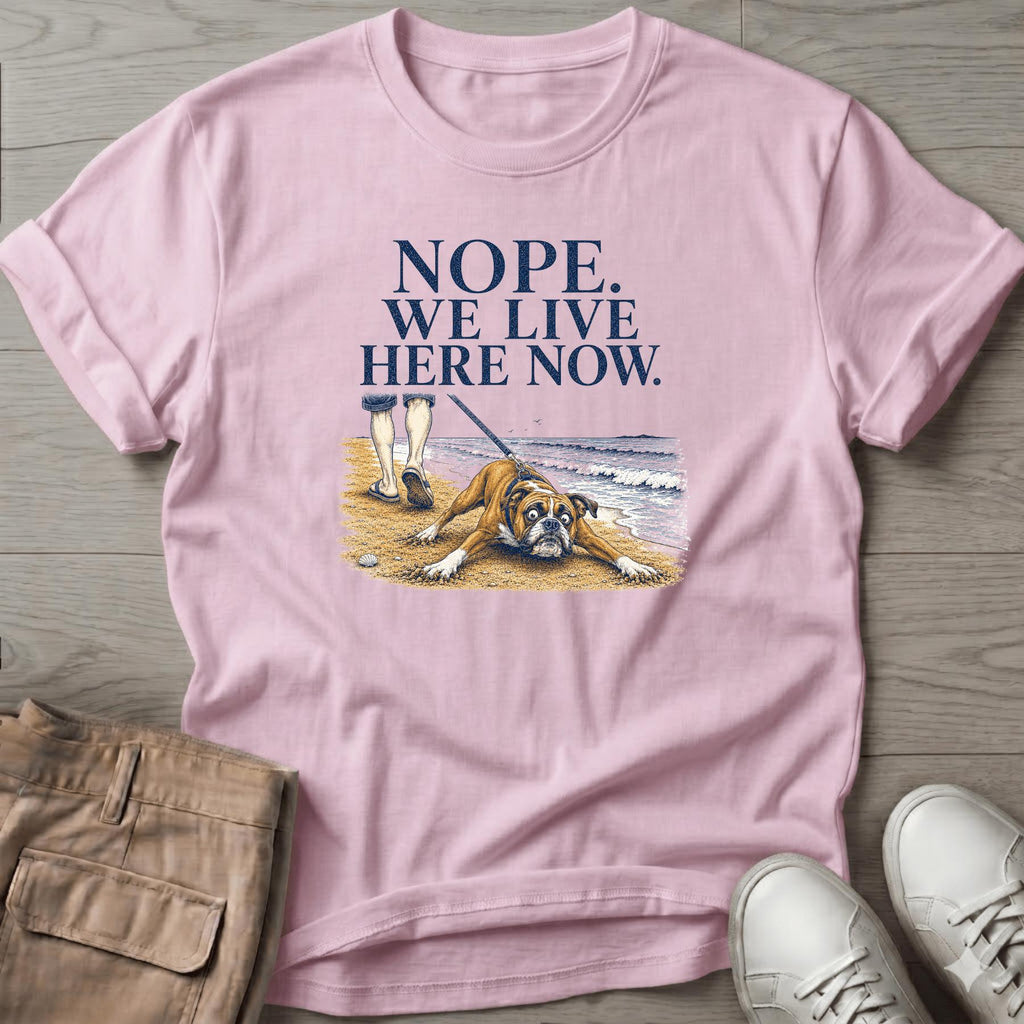 Boxer We Live Here Now T-Shirt