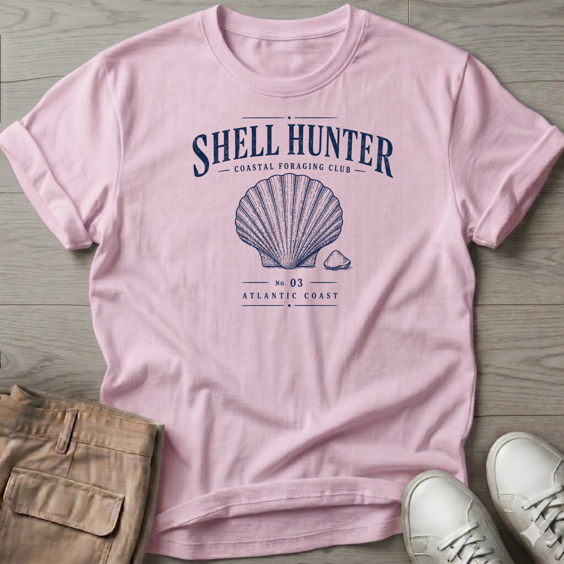 Shell Hunter Beach T-Shirt
