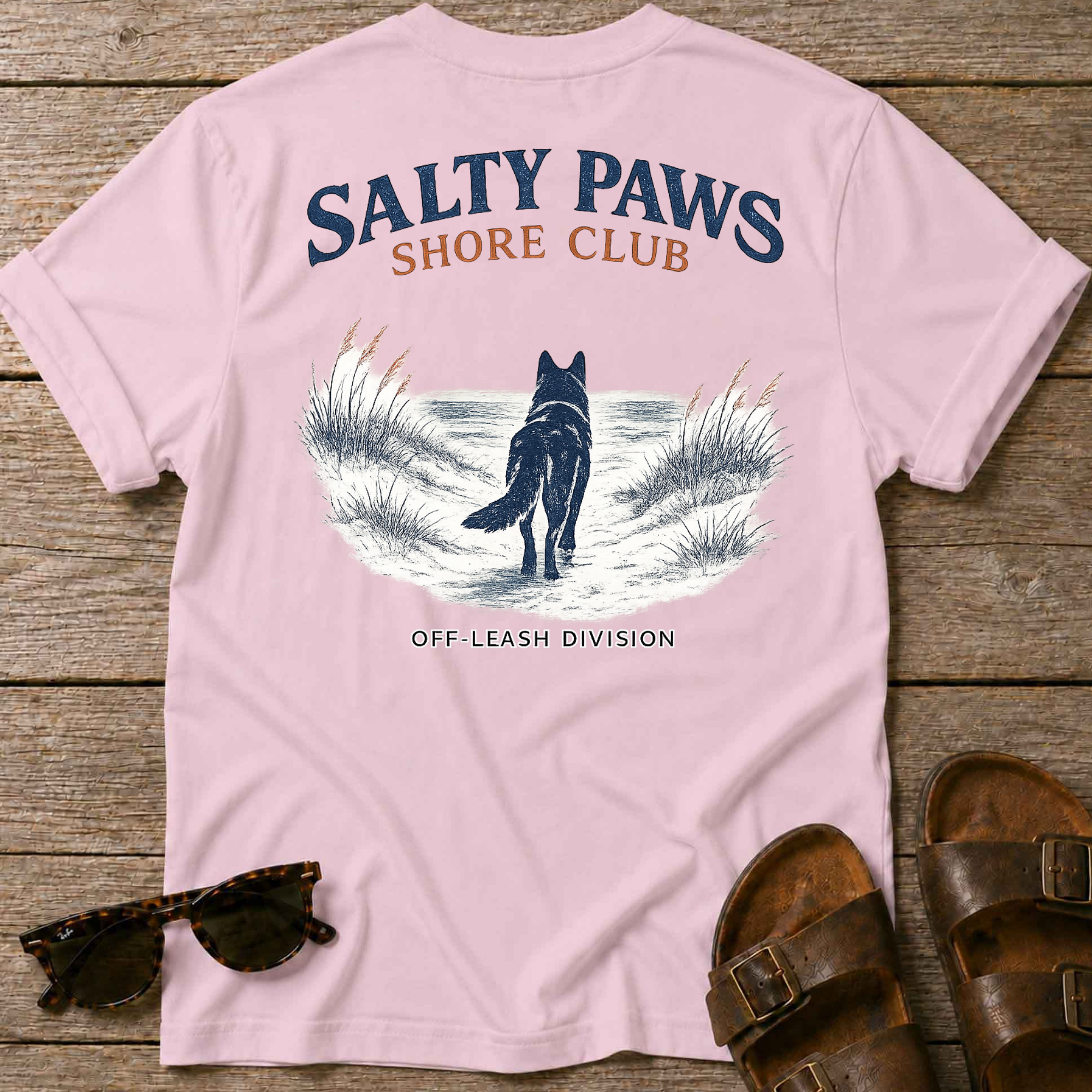 SP shore Shepherd Back Design T-Shirt