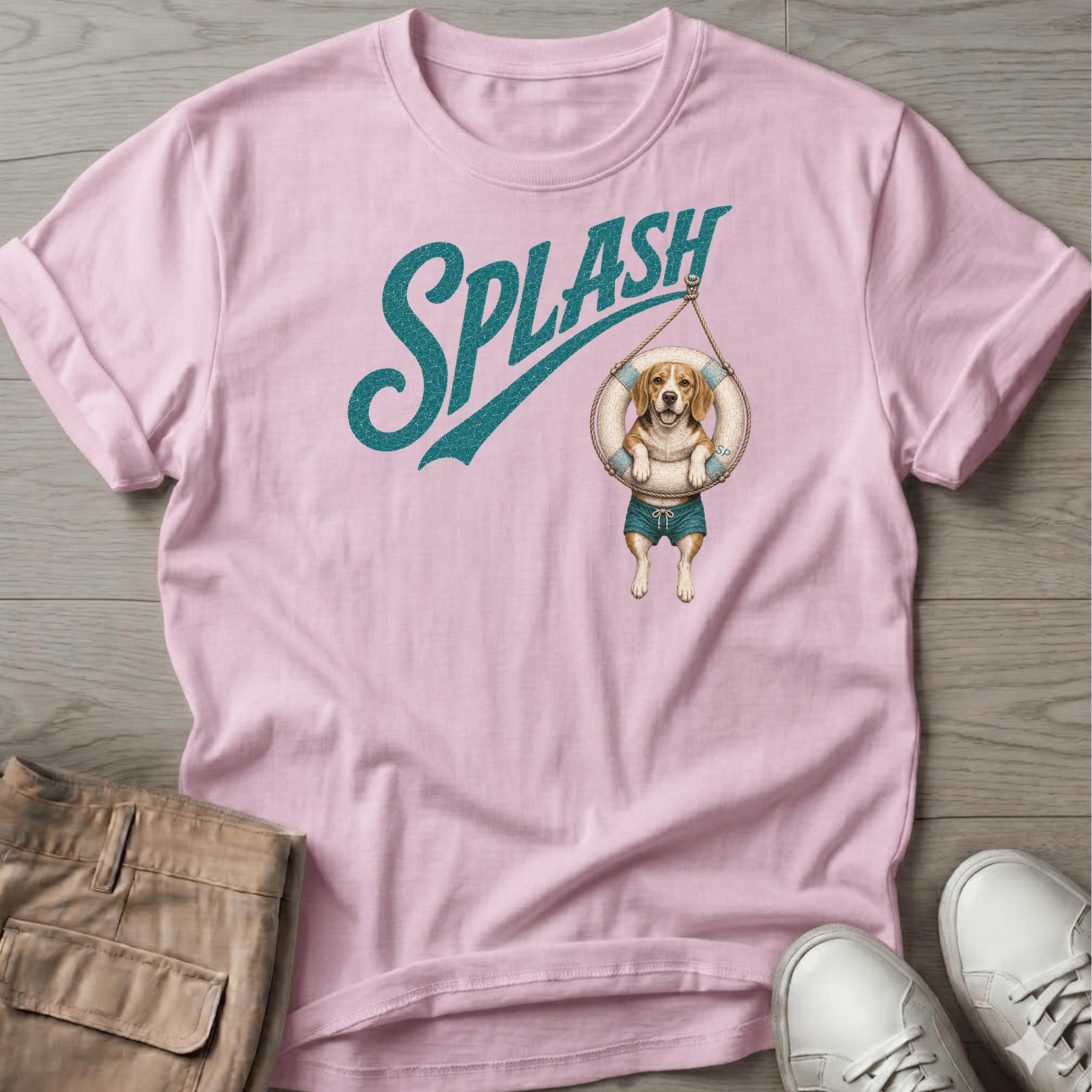 Splash Beagle Tube T-Shirt Vacation