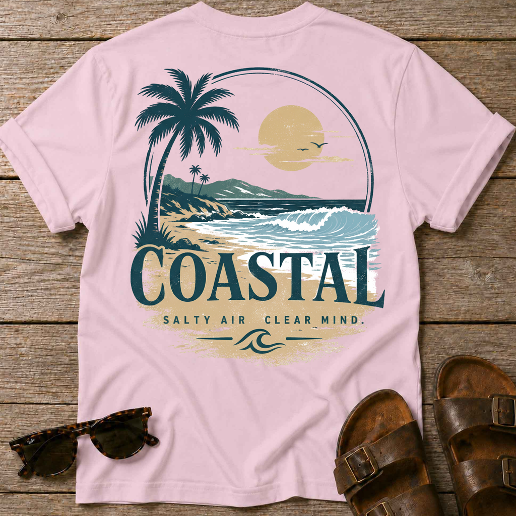 Coastal Salt Air Back T-Shirt