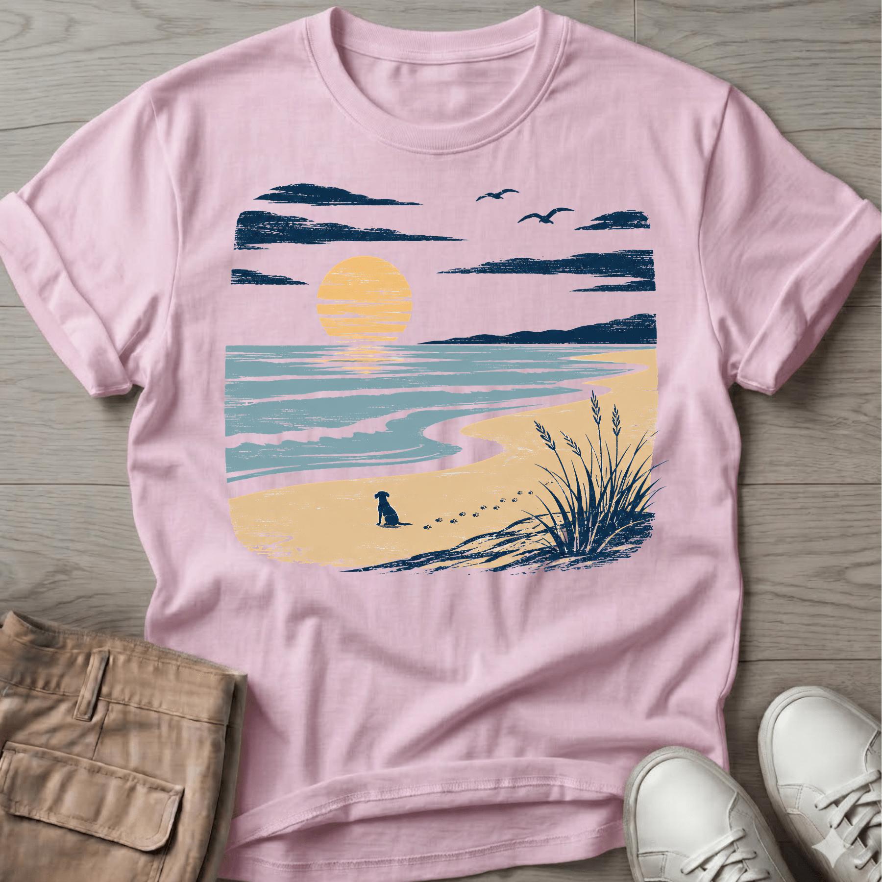 Coastal Sunset T-Shirt Vacation