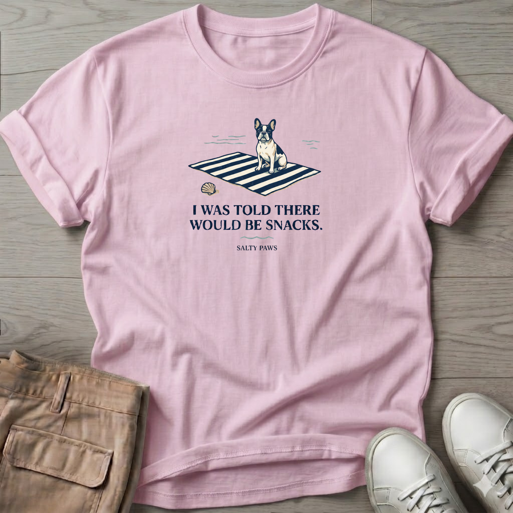 Was Told Snacks Frenchie Dog T-Shirt