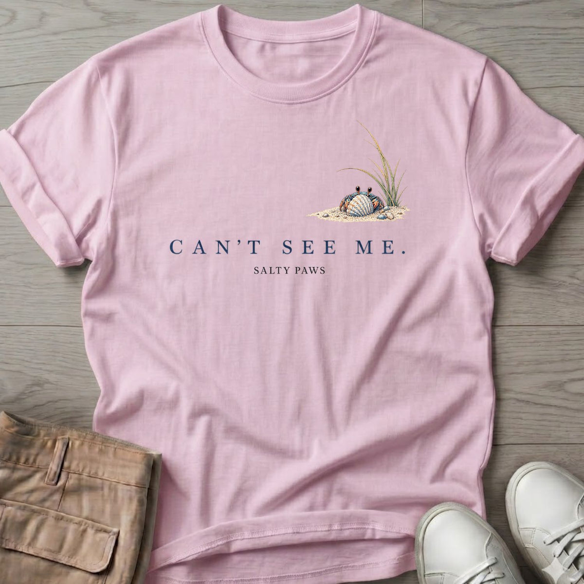 Can't See Me Crab T-Shirt