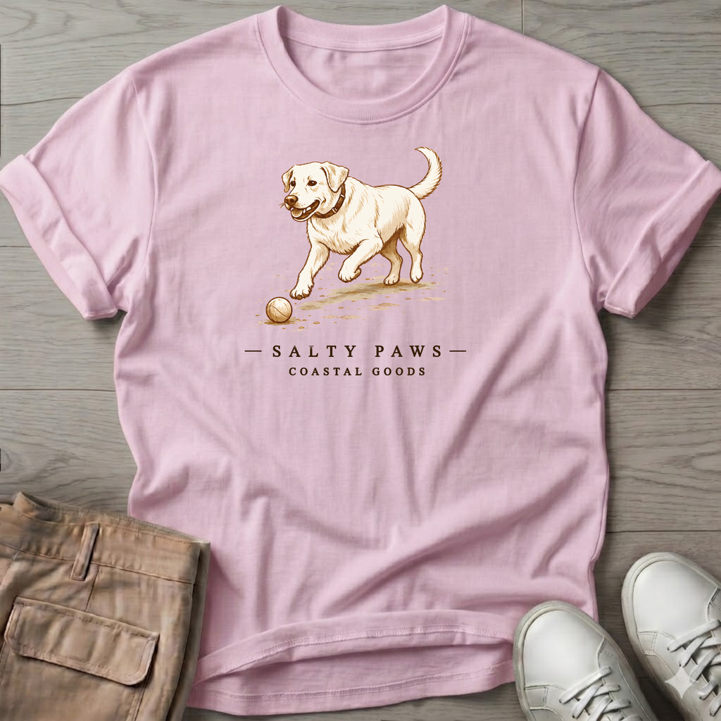 Yellow Lab Dog T-Shirt — Art Tee