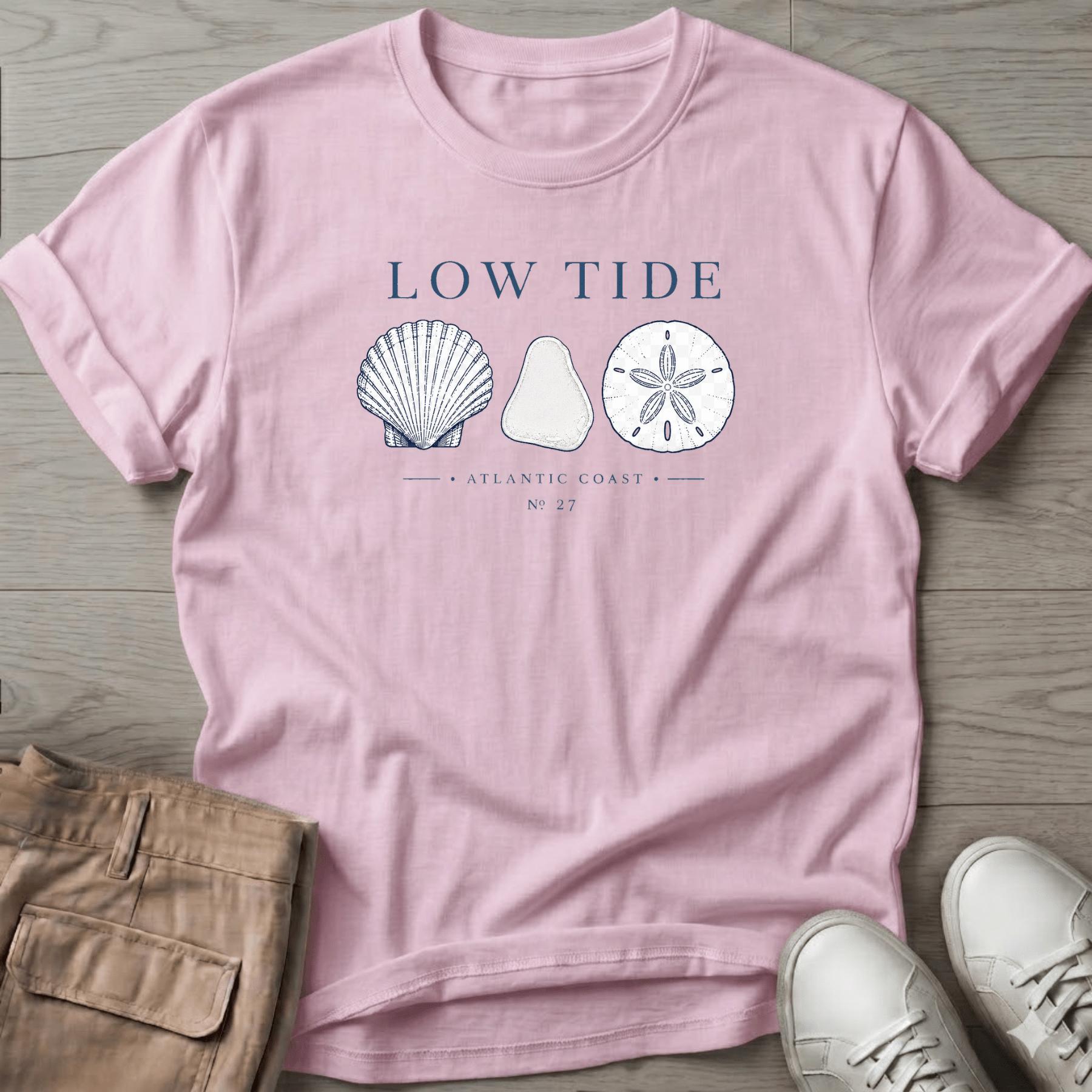 Scallop Beach Glass Sand Dollar Tee