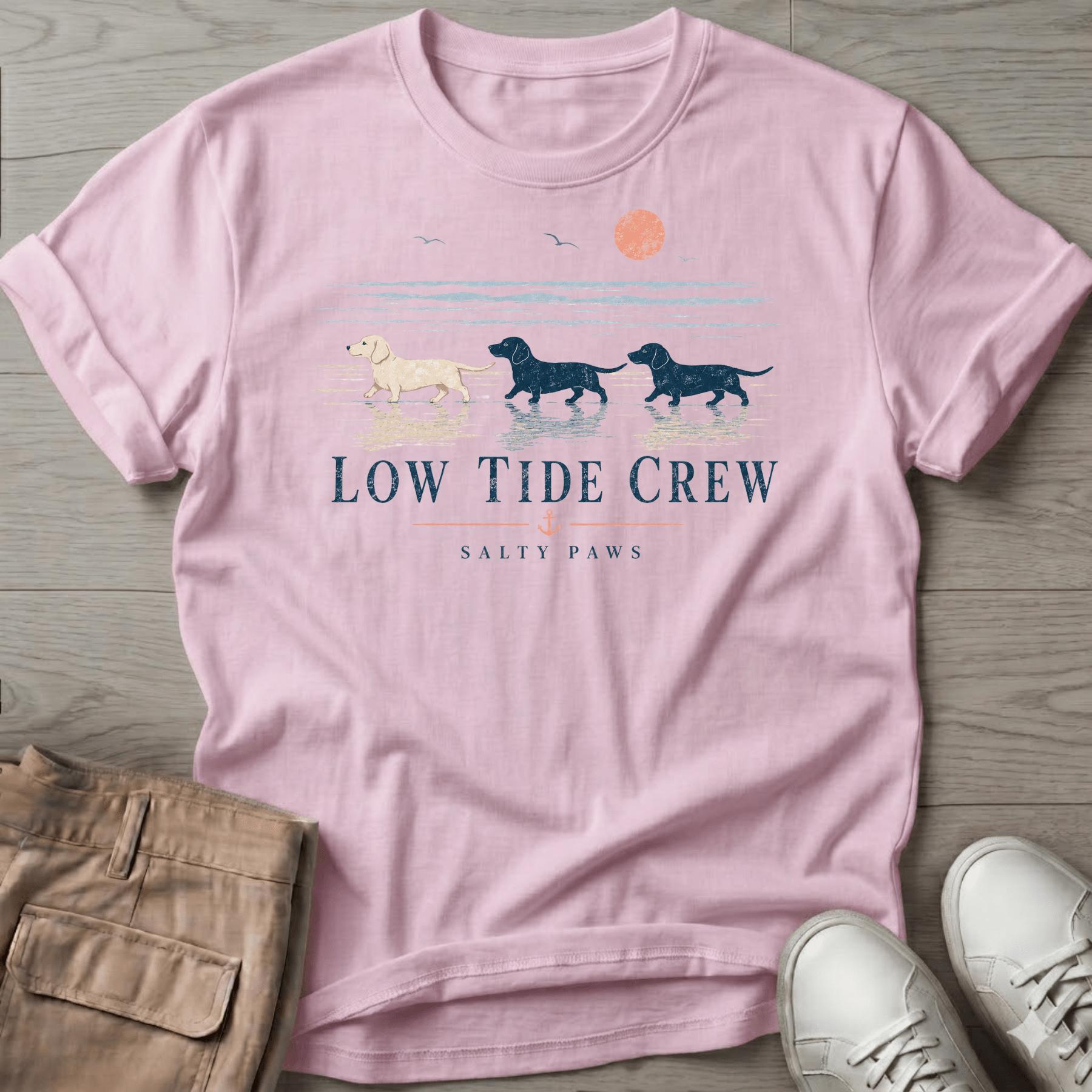 Low Tide Crew Dachshund Dog T-Shirt