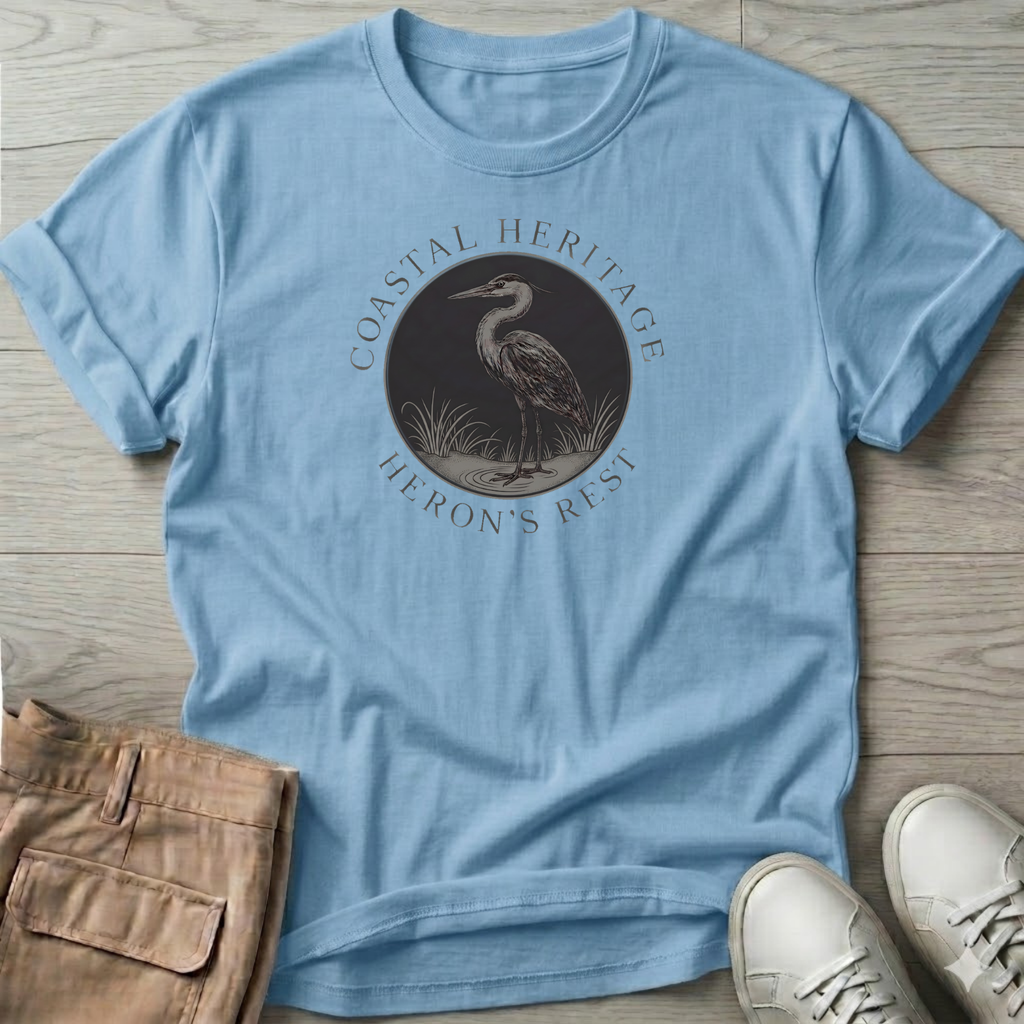 Coastal Heritage Heron T-Shirt