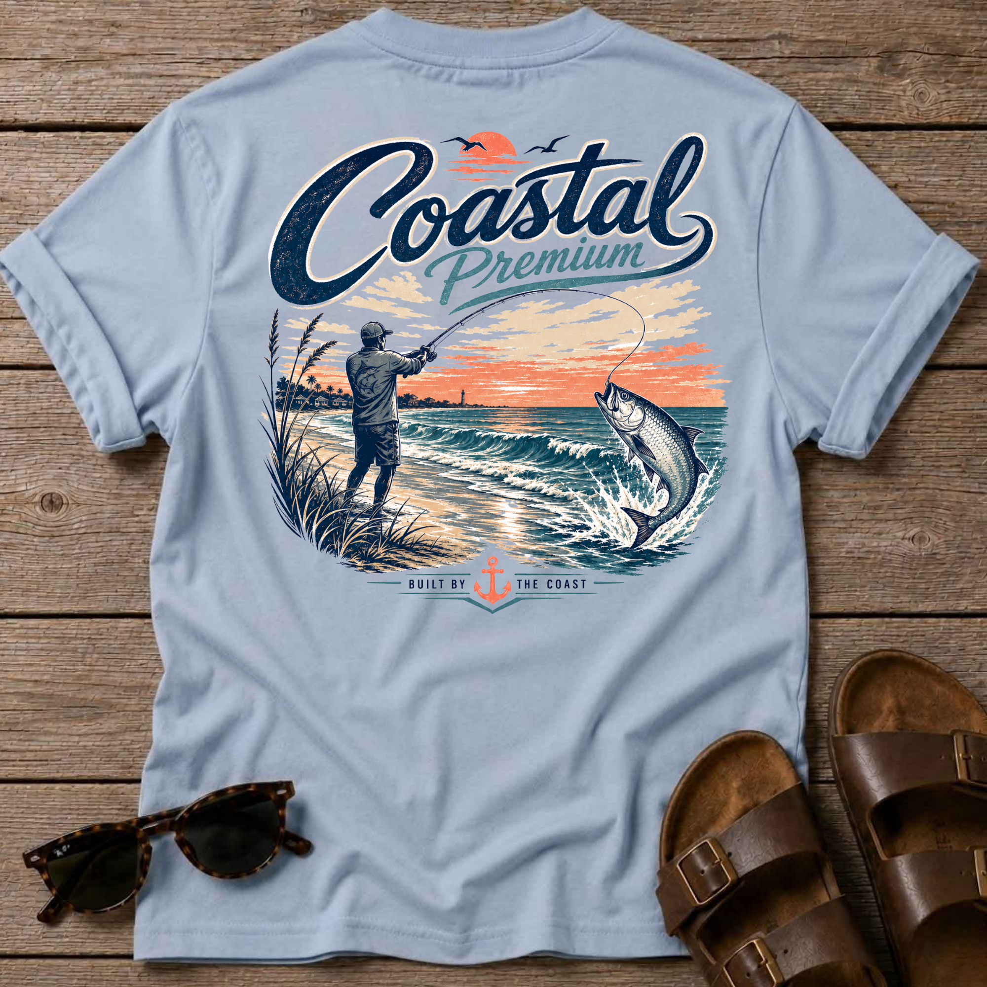 Coastal Premium Fishing T-Shirt
