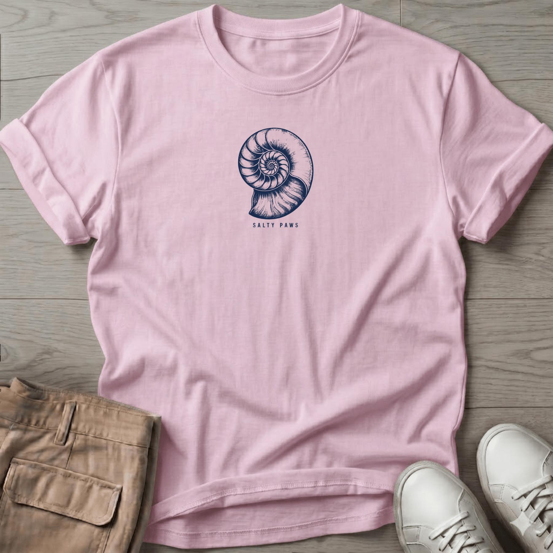 Nautilus Shell T-Shirt — Art Tee