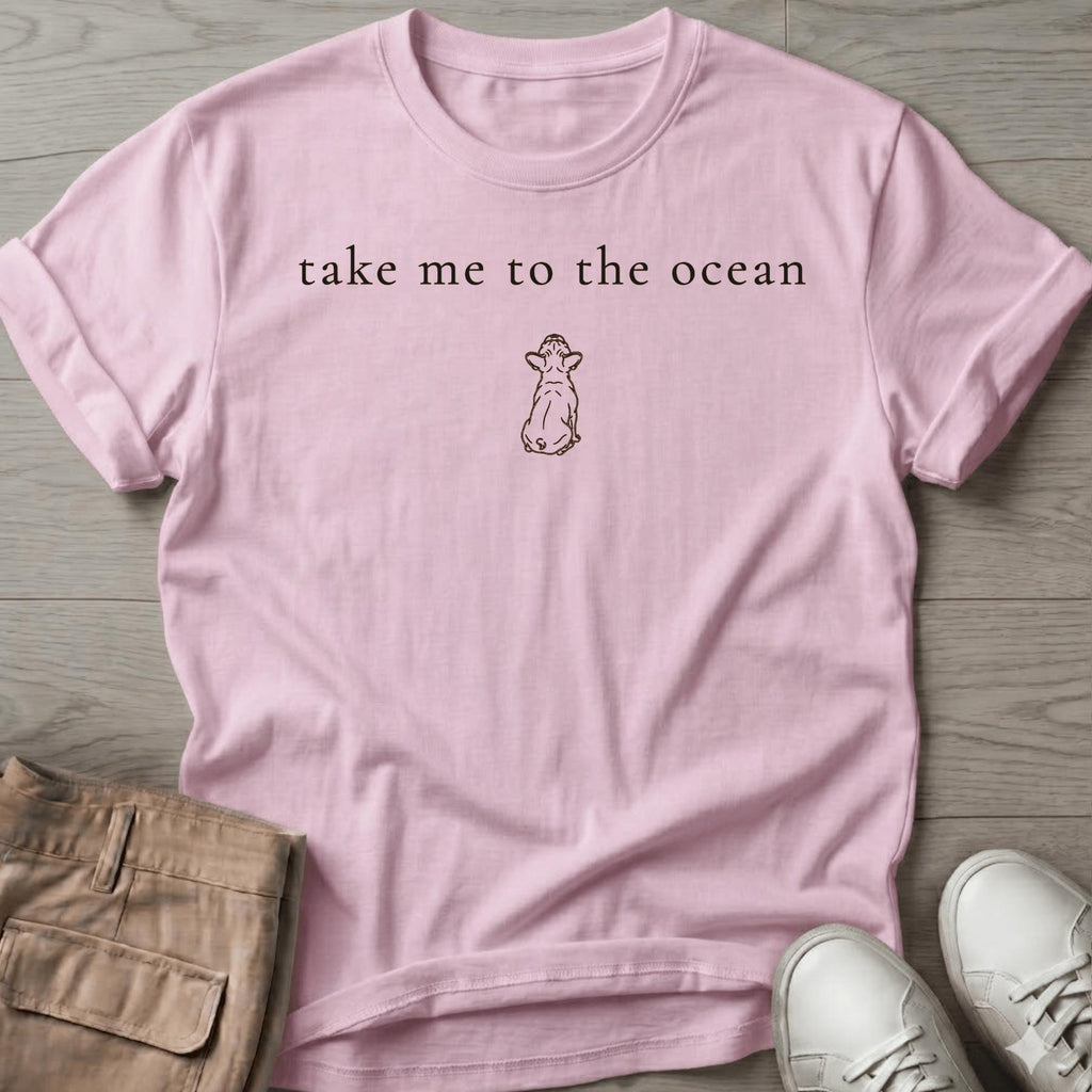 Take me to the Ocean Frenchie Dog T-Shirt