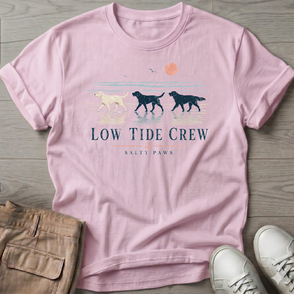 Low Tide Crew Golden Dog T-Shirt