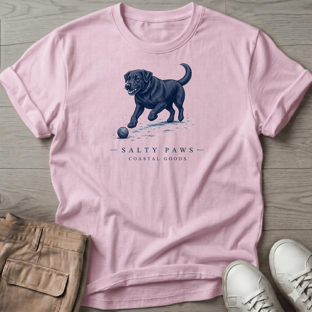 Black Labrador Ball T-Shirt