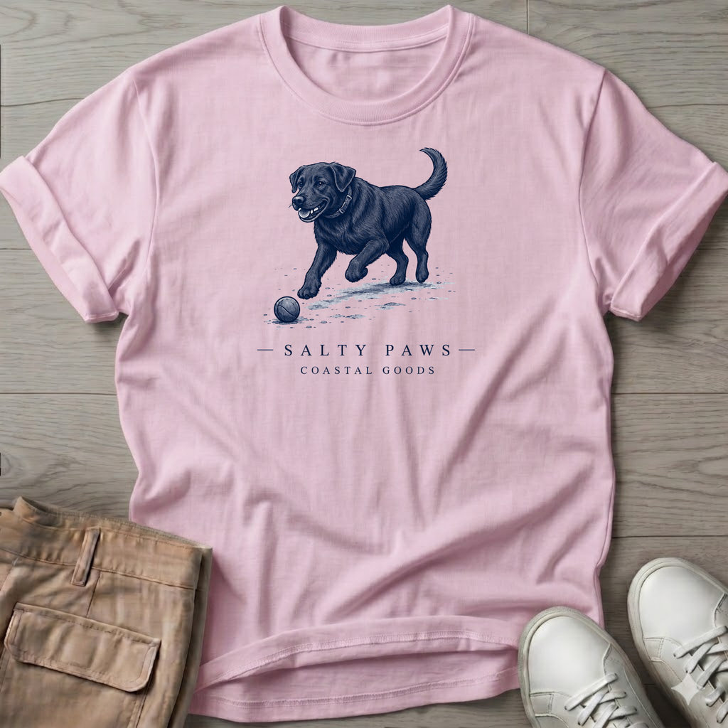 Black Labrador Ball T-Shirt