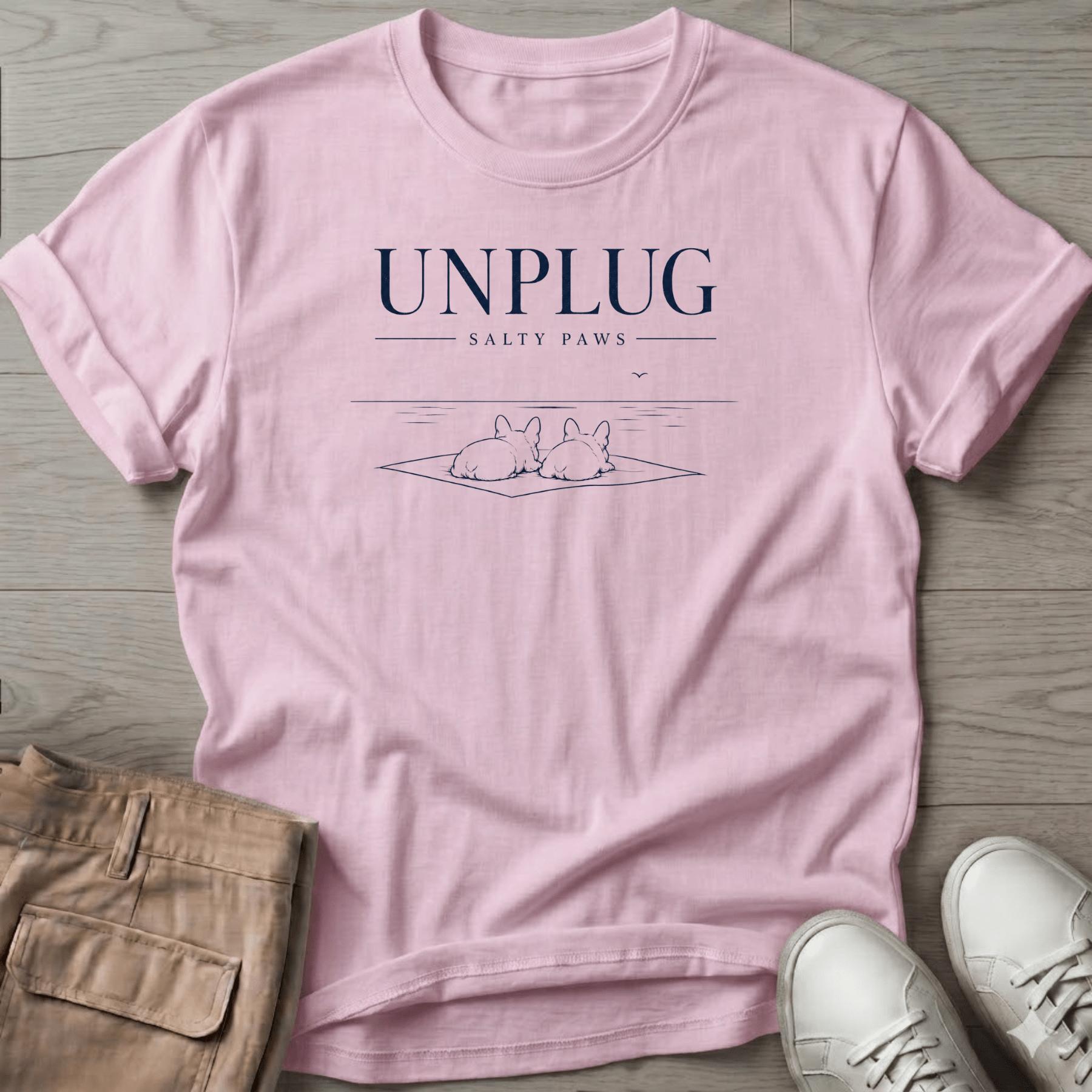 Unplug Frenchie T-Shirt — French Bulldog