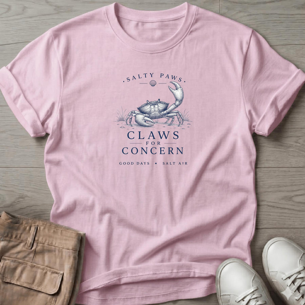 Claws for Concern Crab T-Shirt