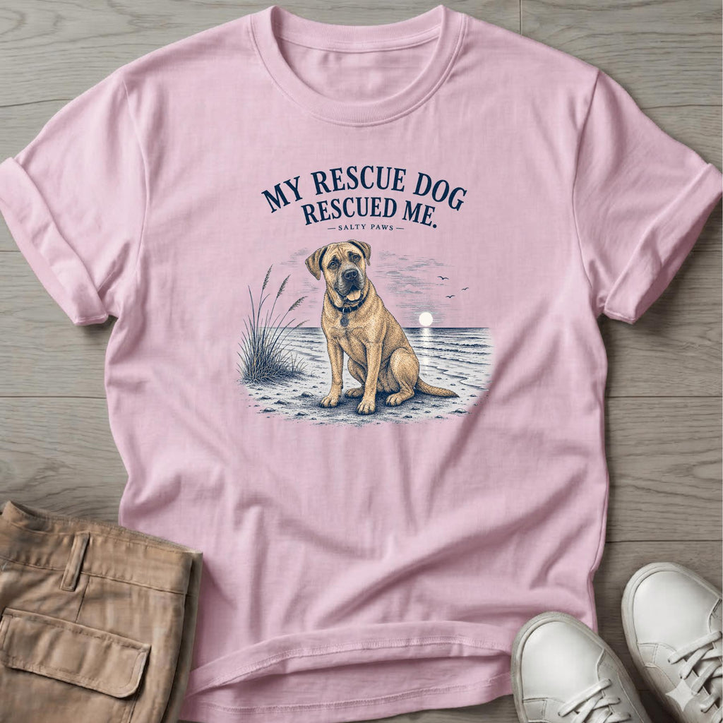 My Rescue Dog Rescued Me T-Shirt Vacation