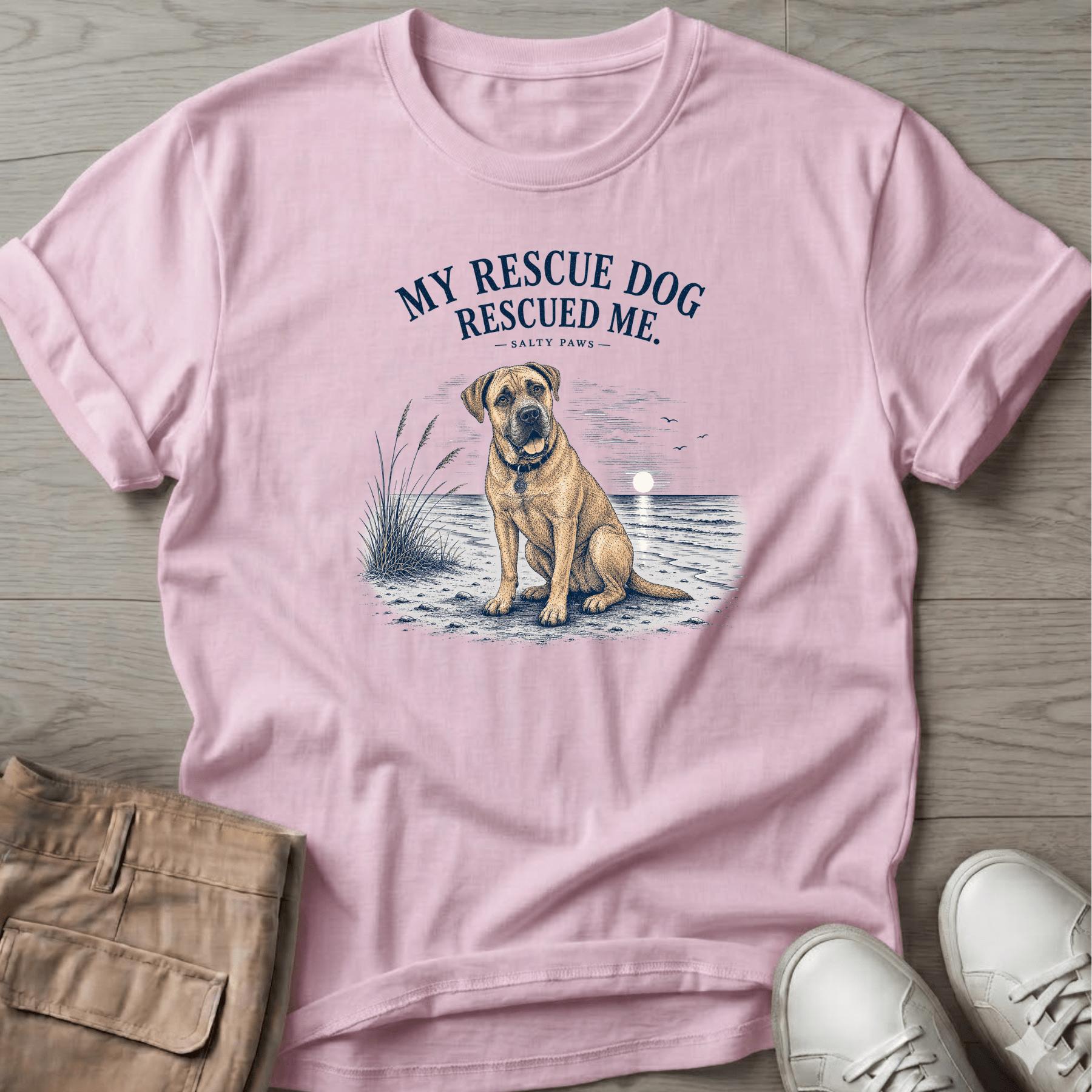My Rescue Dog Rescued Me T-Shirt Vacation