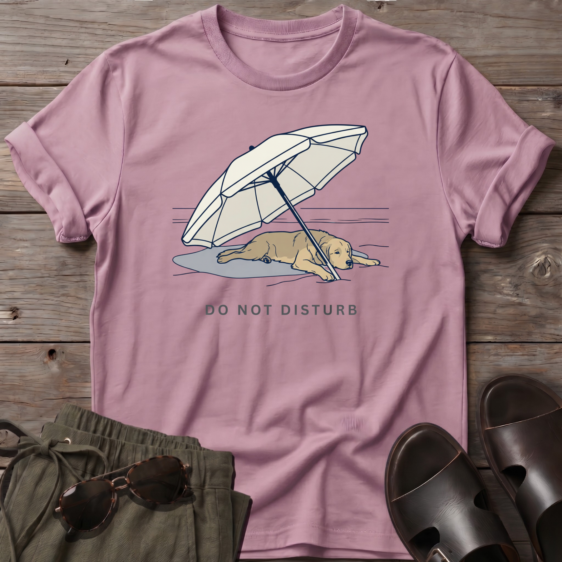 Golden Retriever NOT DISTURB T-Shirt