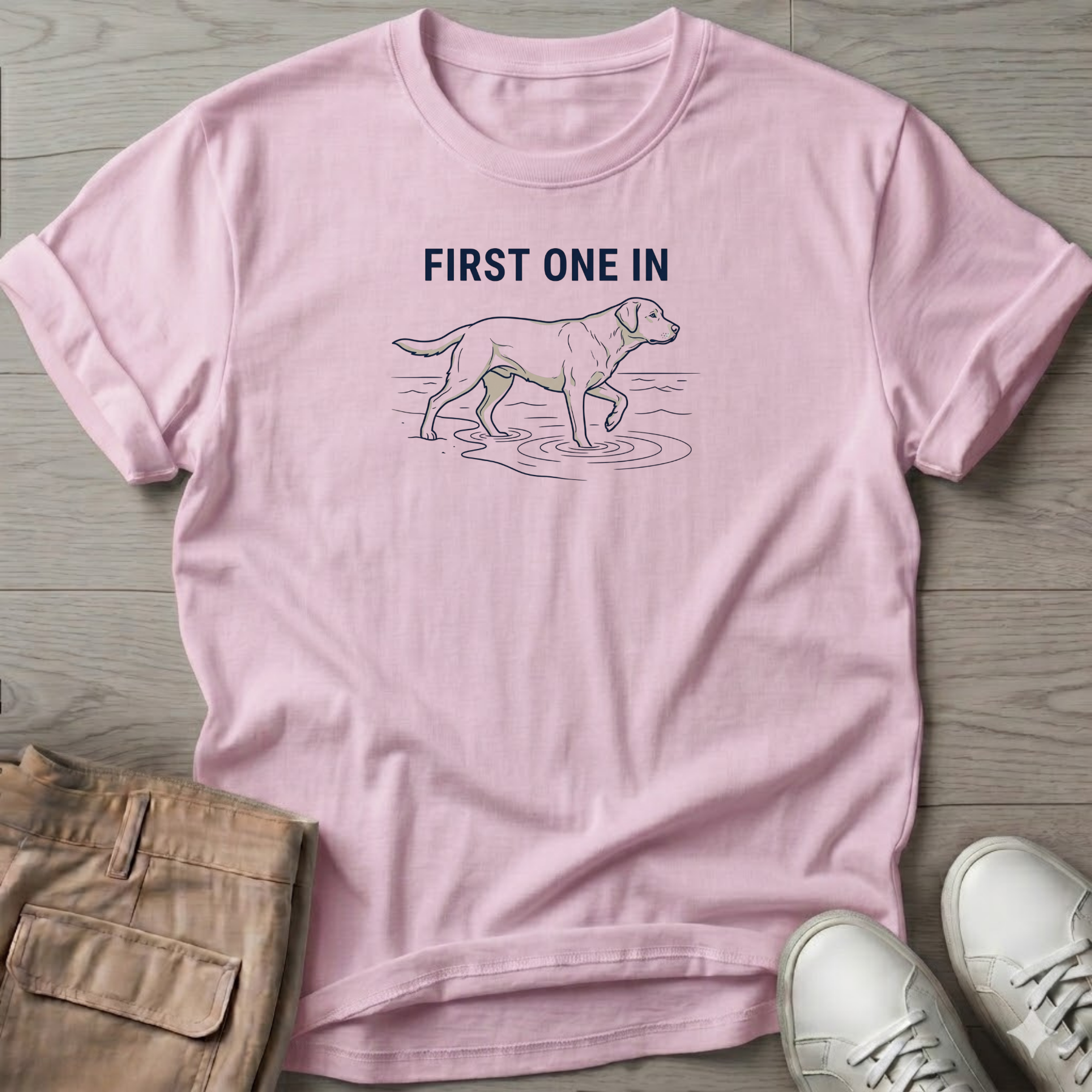 First One In Labrador Lab T-Shirt