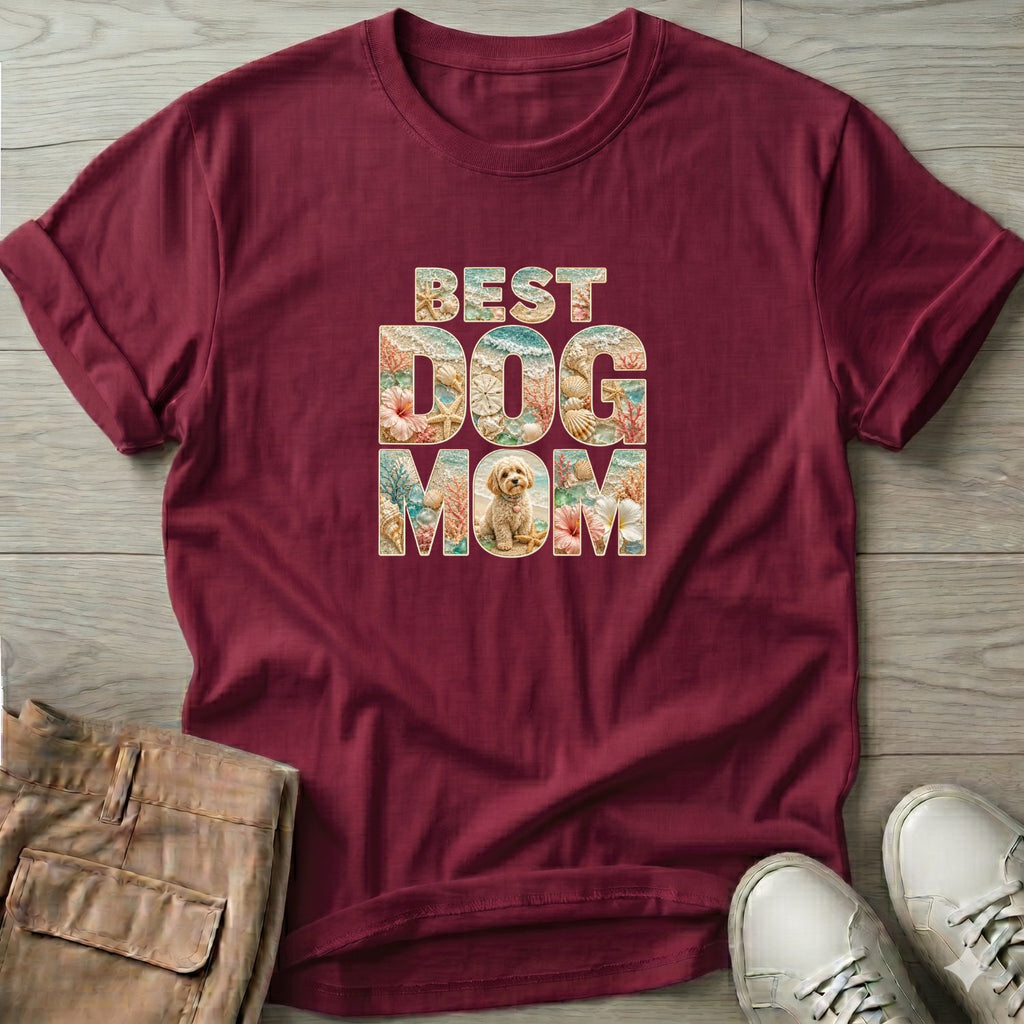 Dog Mom Beachy Dog T-Shirt