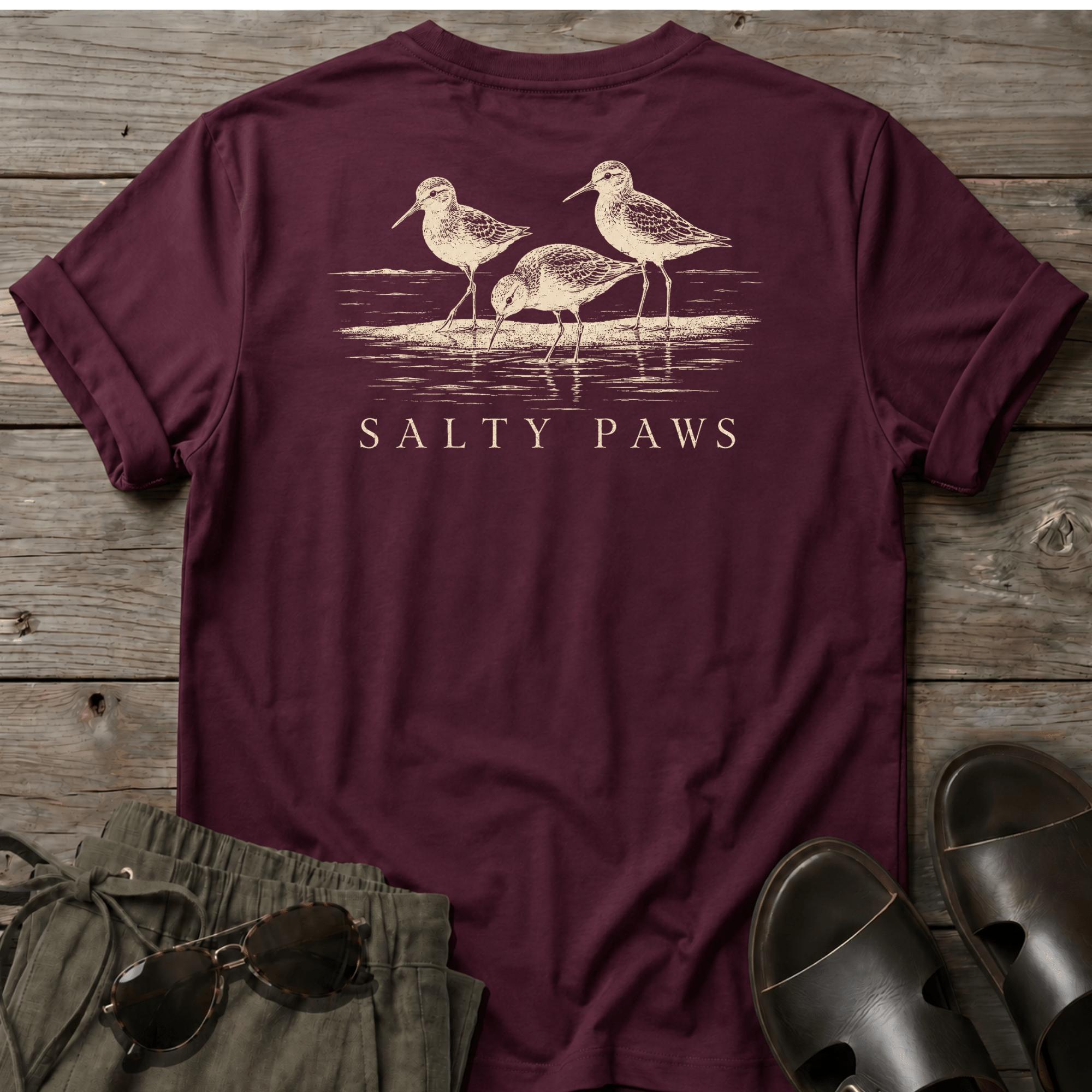 3 Sanderlings T-shirt BACK DESIGN