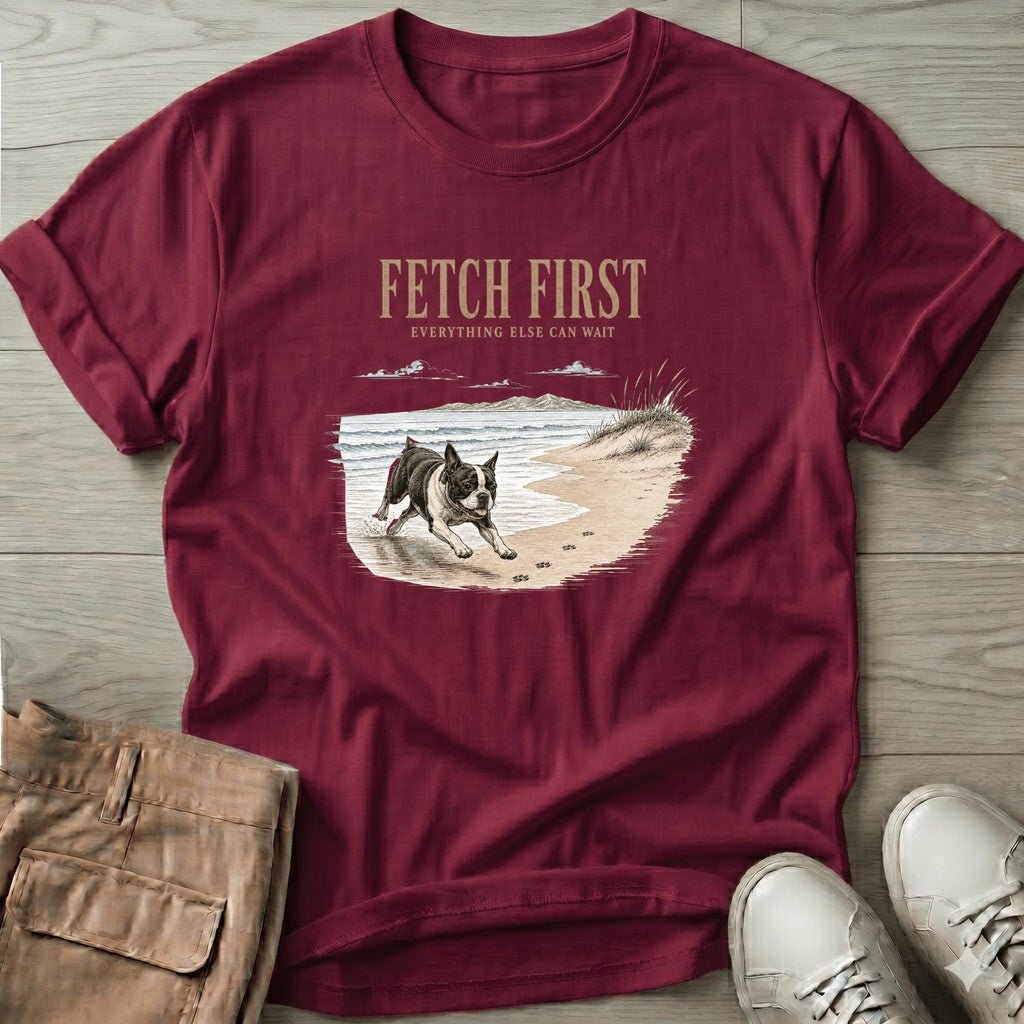 Frenchie Fetch First 2 T-Shirt