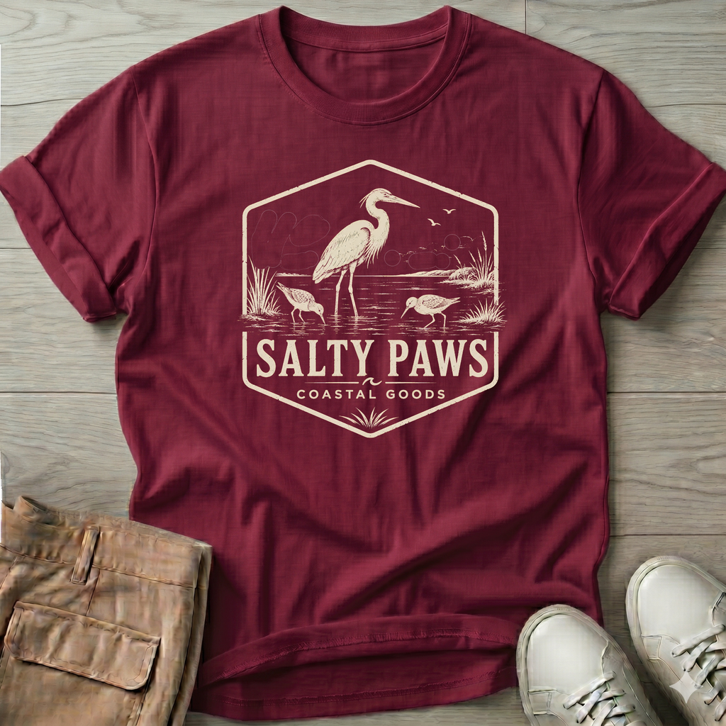 SP Egret Shorebird Shorebirds T-Shirt