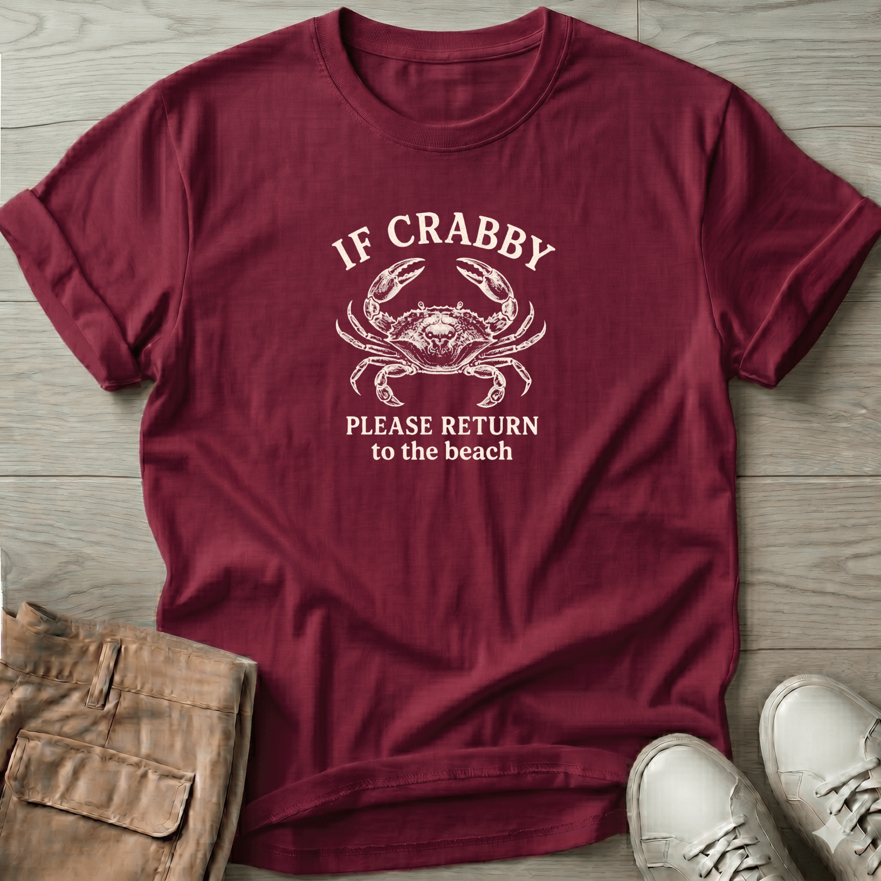 If Crabby Return Beach T-Shirt