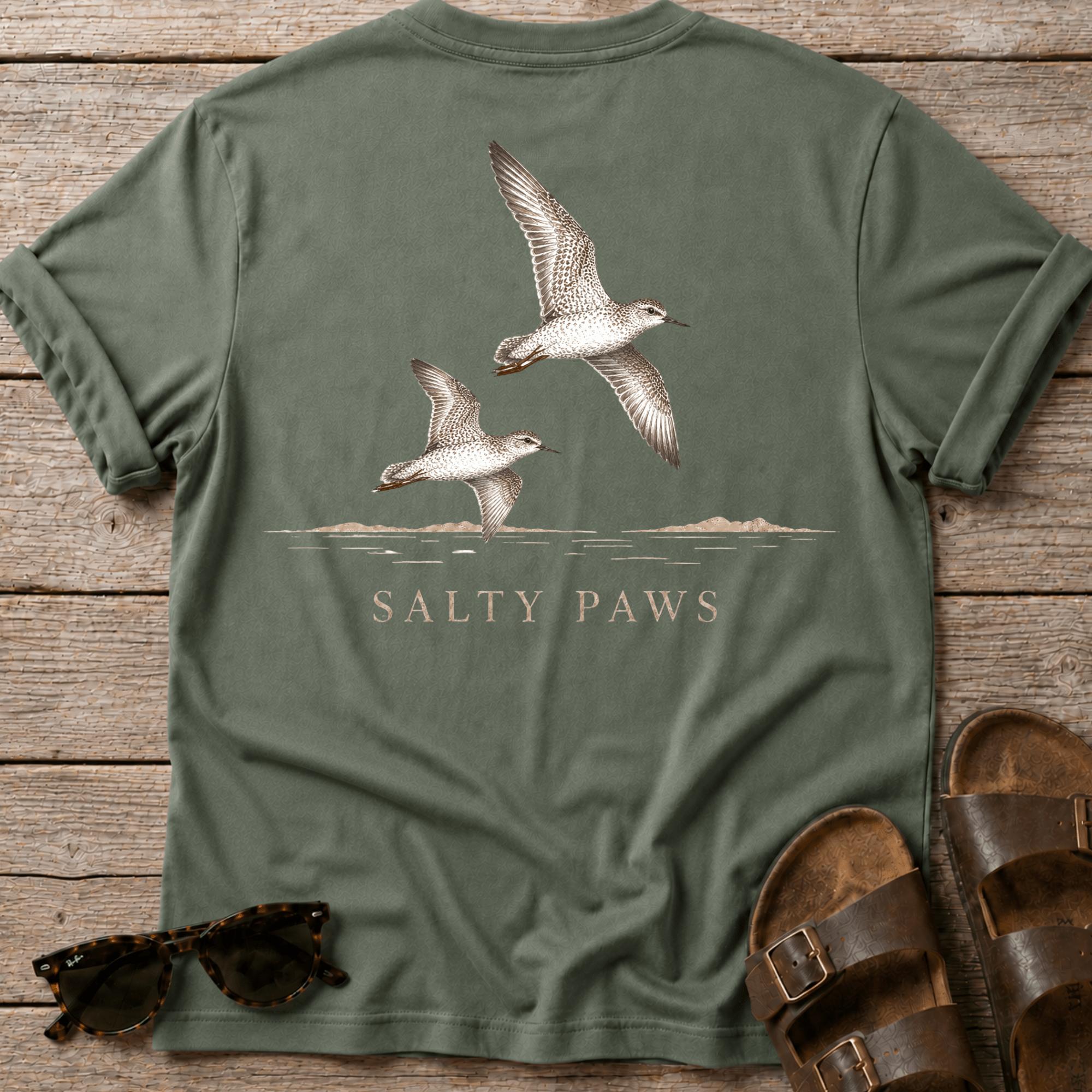 2 Sandpipers in Flight BACK DESIGN