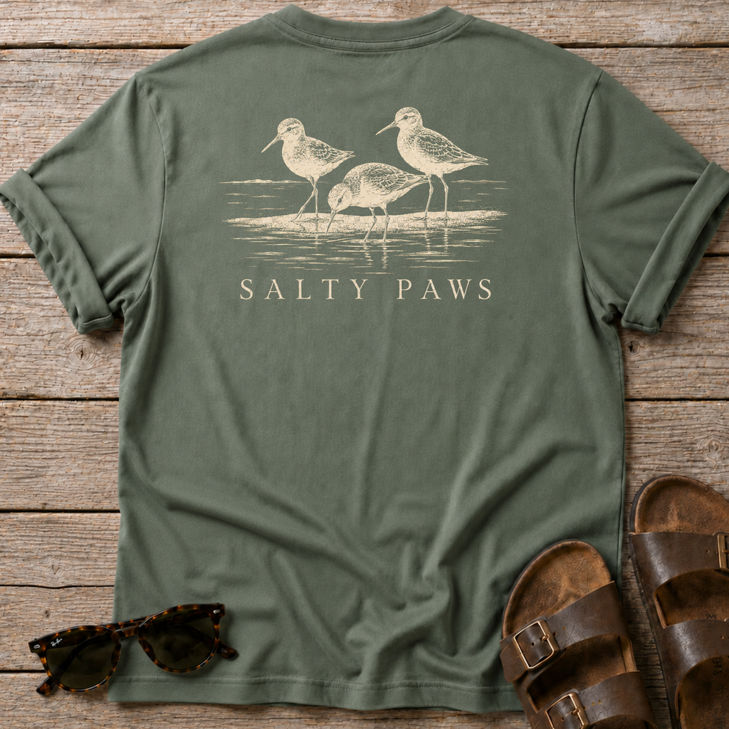 3 Sanderlings T-shirt BACK DESIGN