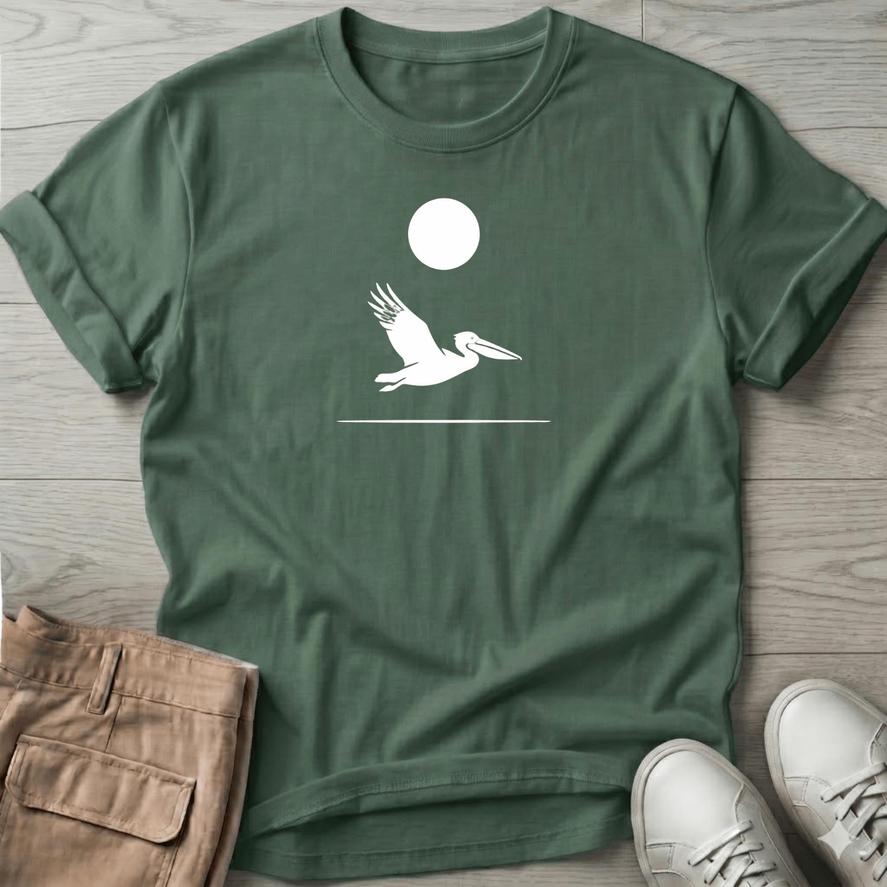 Pelican in Flight T-Shirt
