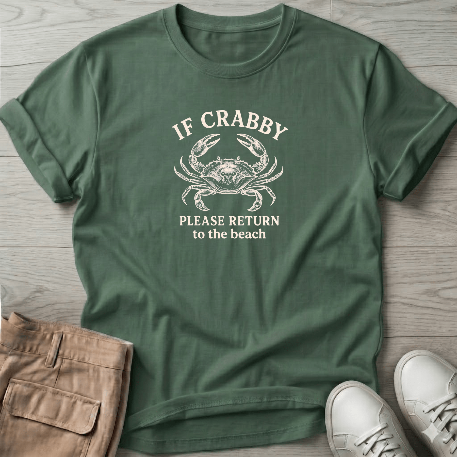 If Crabby Return Beach T-Shirt