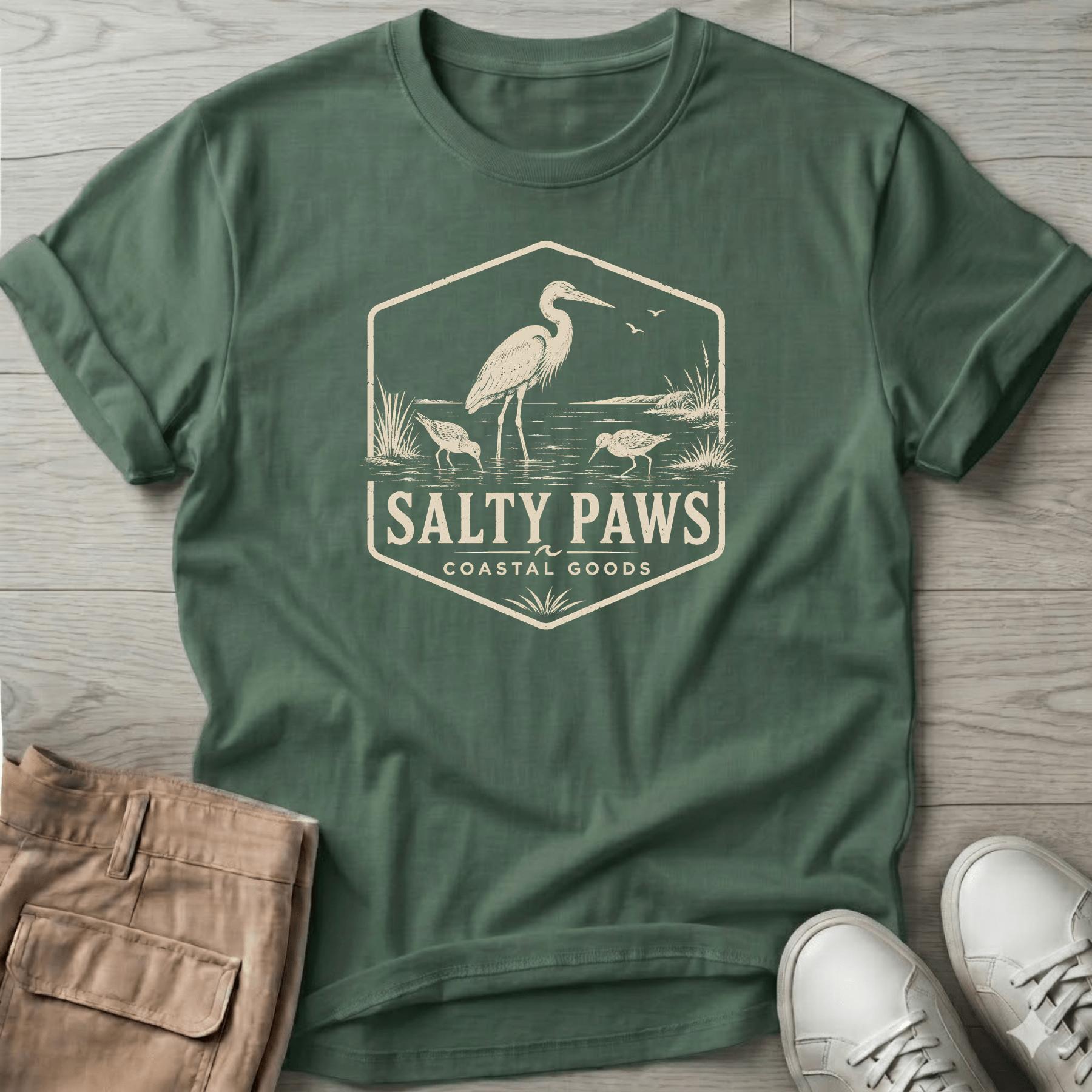 SP Egret Shorebird Shorebirds T-Shirt