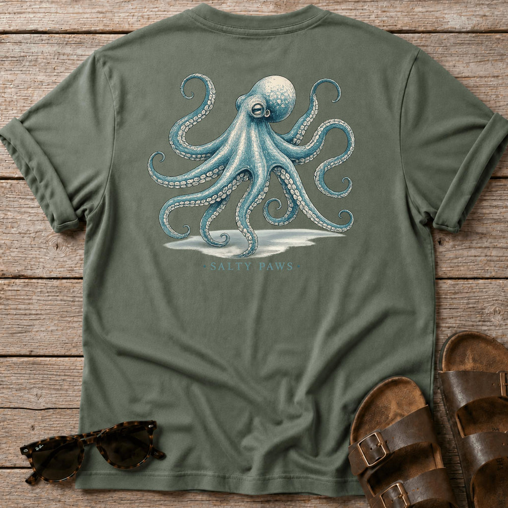 Octopus T-shirt BACK DESIGN