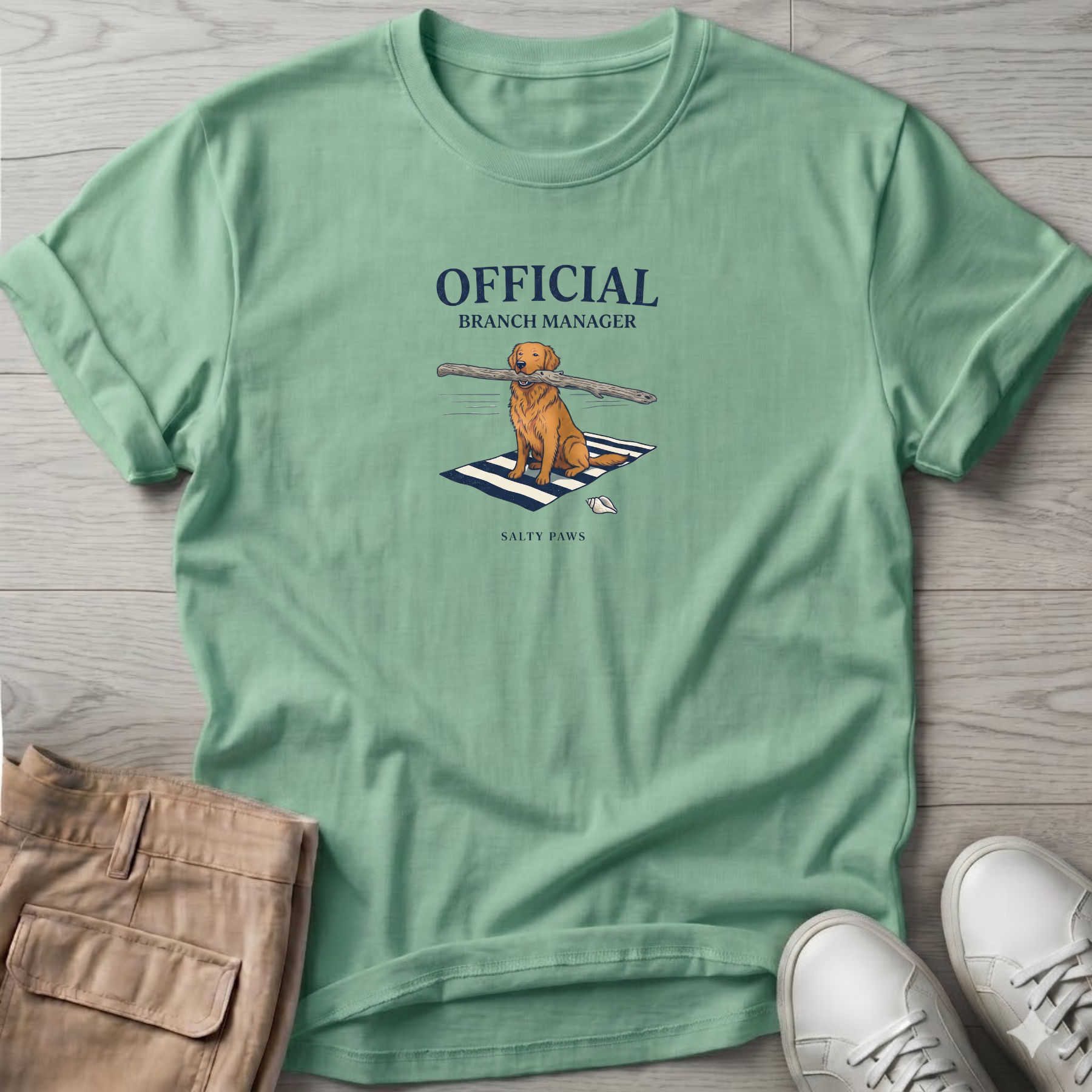 Official Branch Manager Golden Retriever T-Shirt